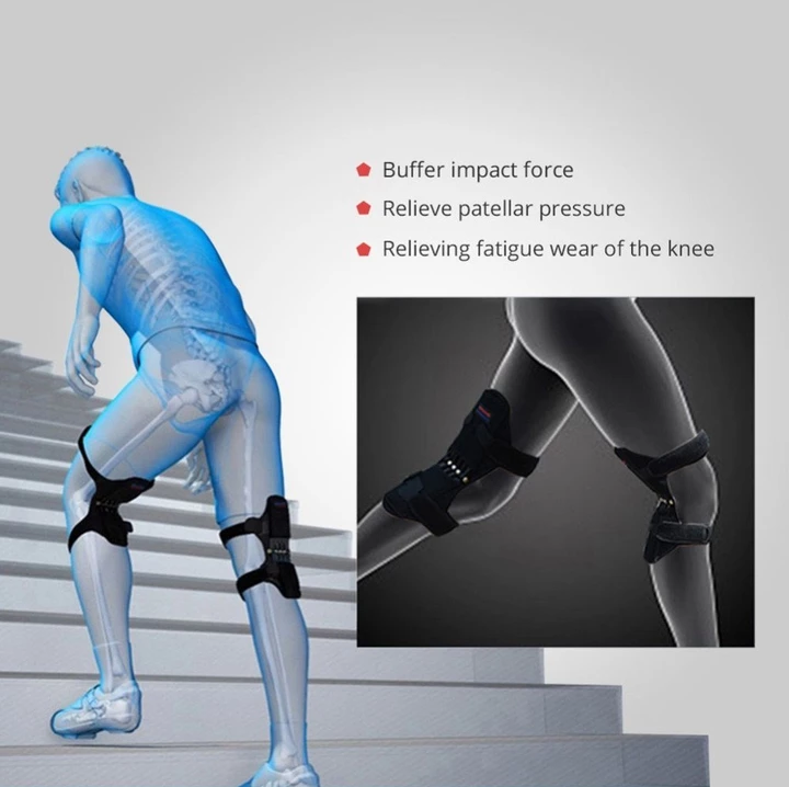 Powerful Rebound Spring Force Knee Pads 1 pair (2 pcs.)