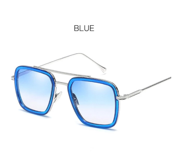 Men Vintage Steampunk Sunglasses Brand Designer Tony Stark Iron Man Goggles Retro Windproof Steam Punk Sun Glasses UV400