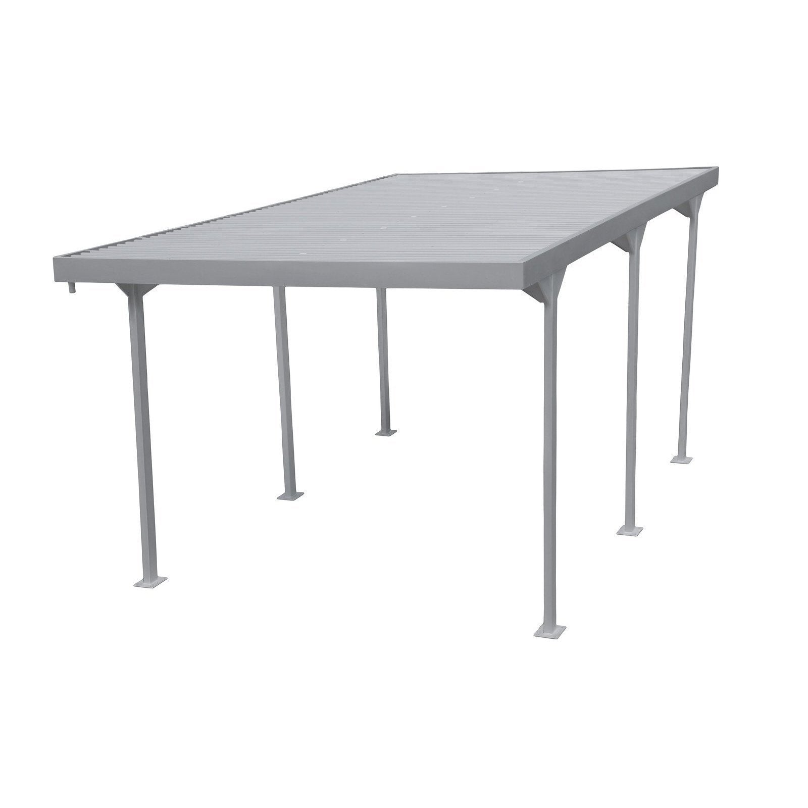 Duramax 9ft x 17ft Palladium Metal Car Shelter Silver