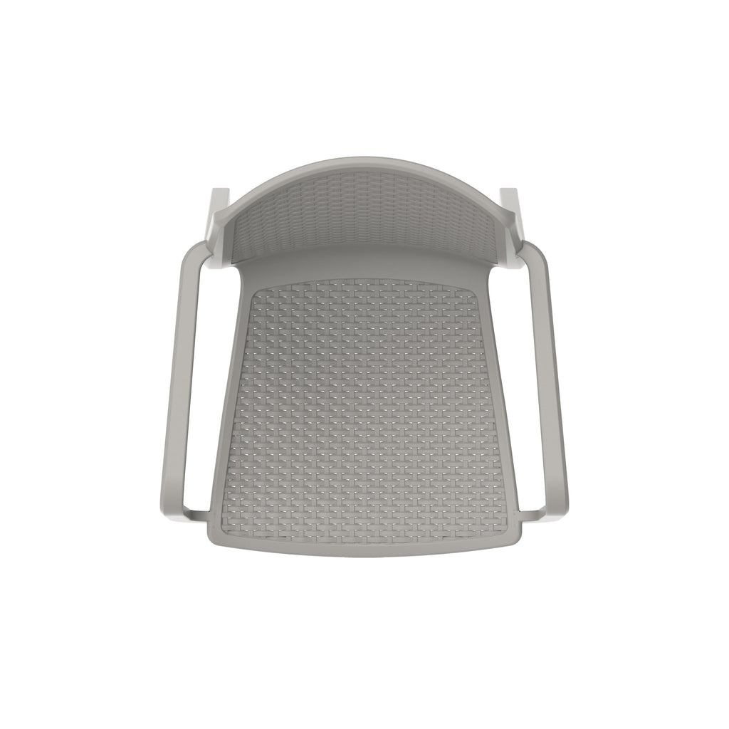 Duramax Rattan Armchair Gray