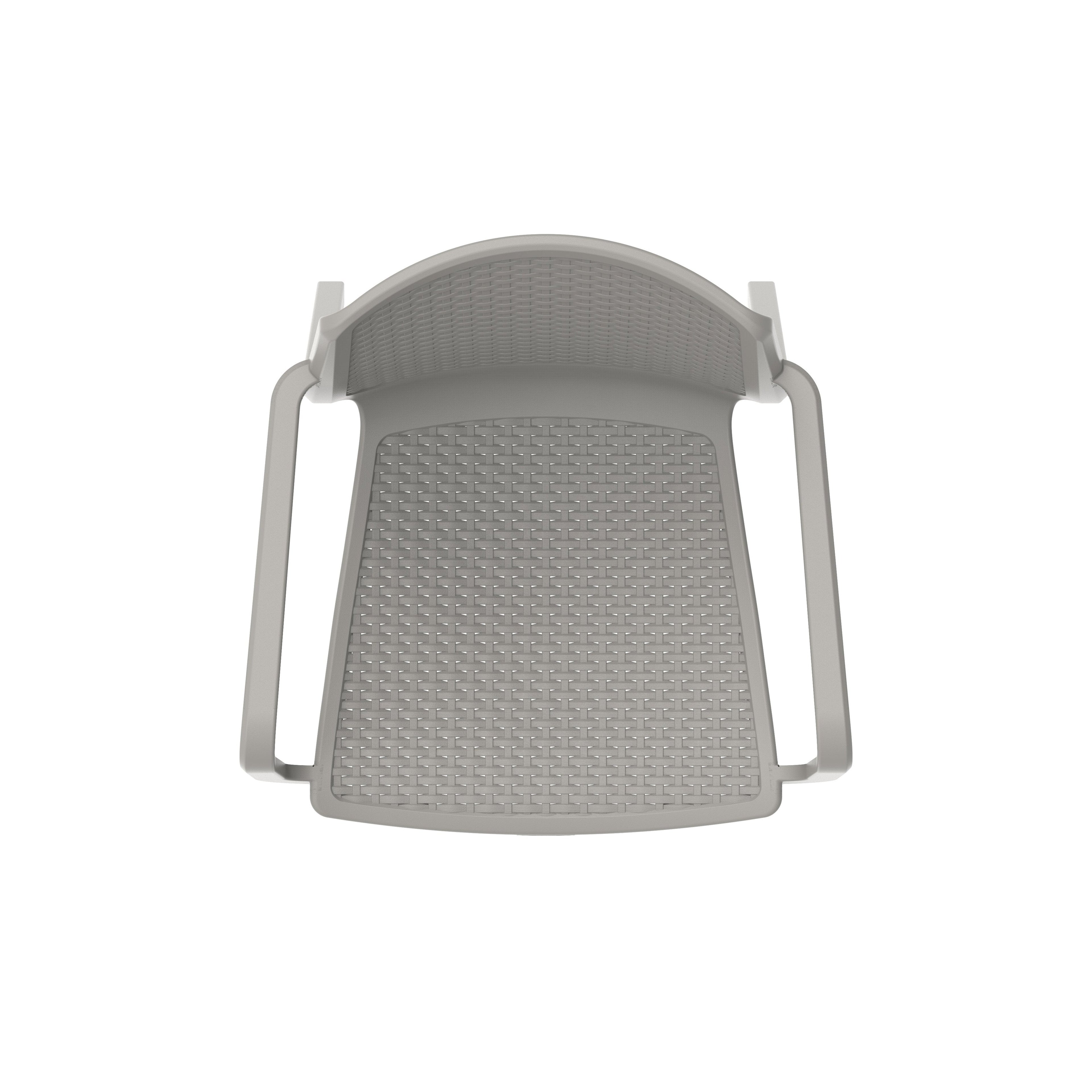Duramax Rattan Armchair Gray