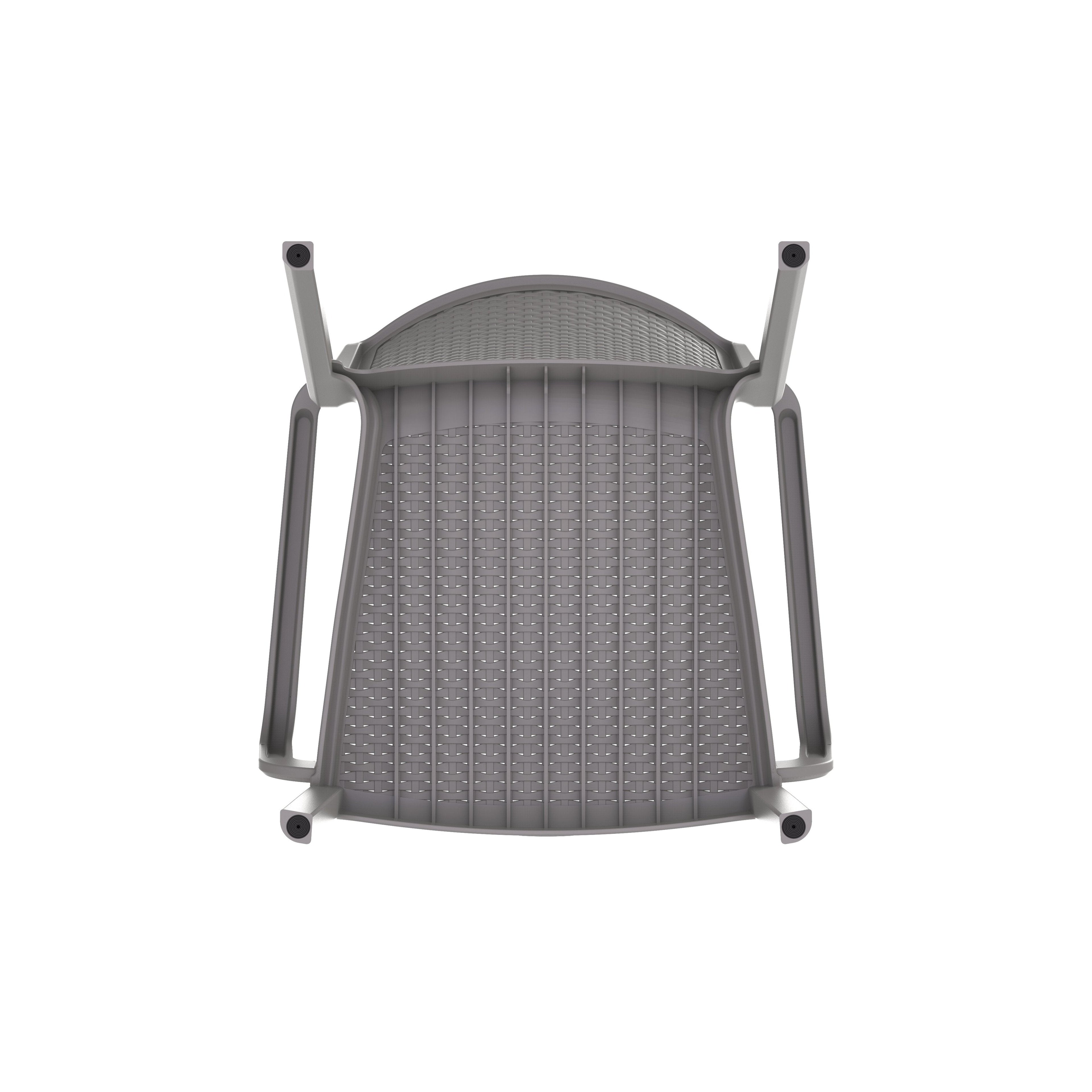 Duramax Rattan Armchair Gray