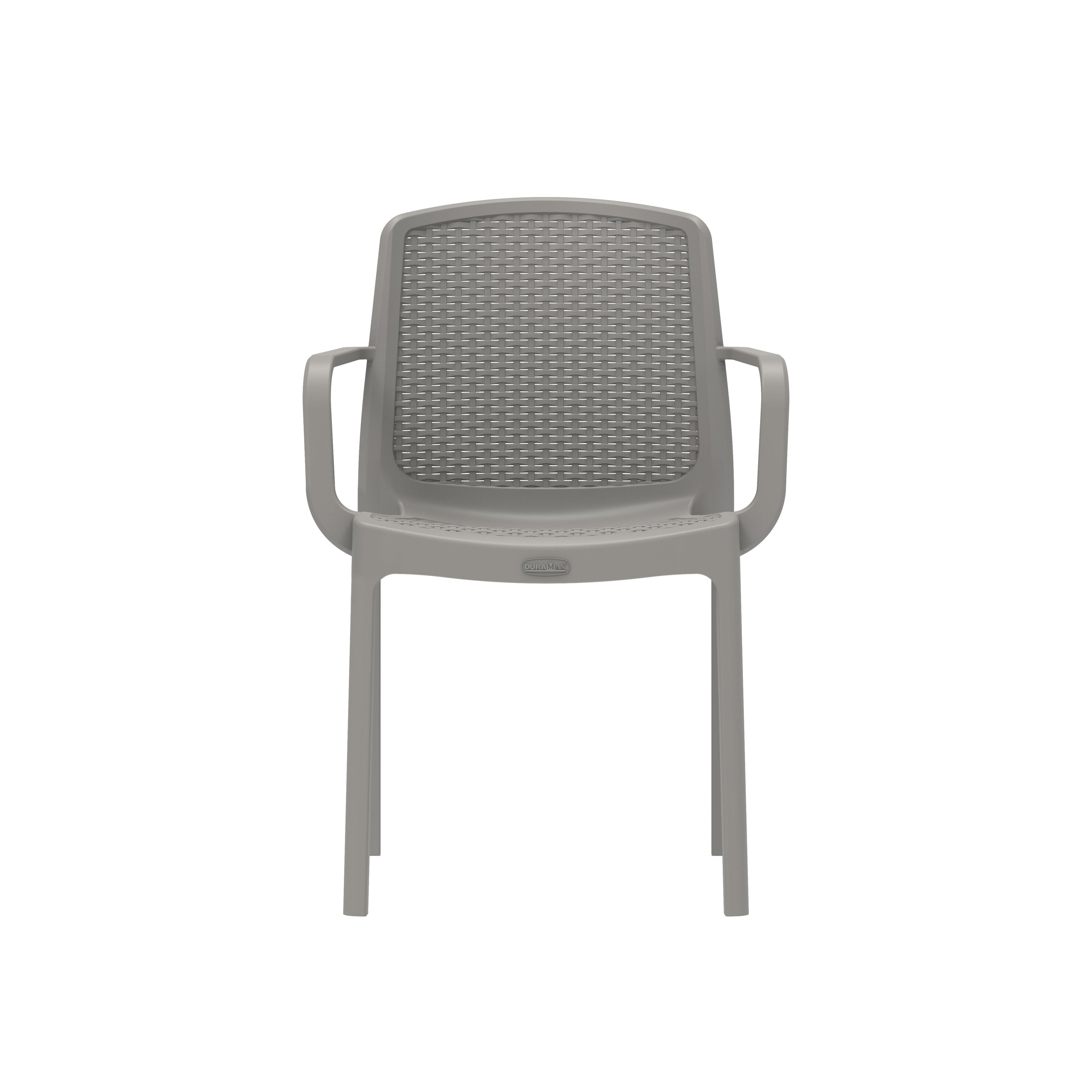 Duramax Rattan Armchair Gray
