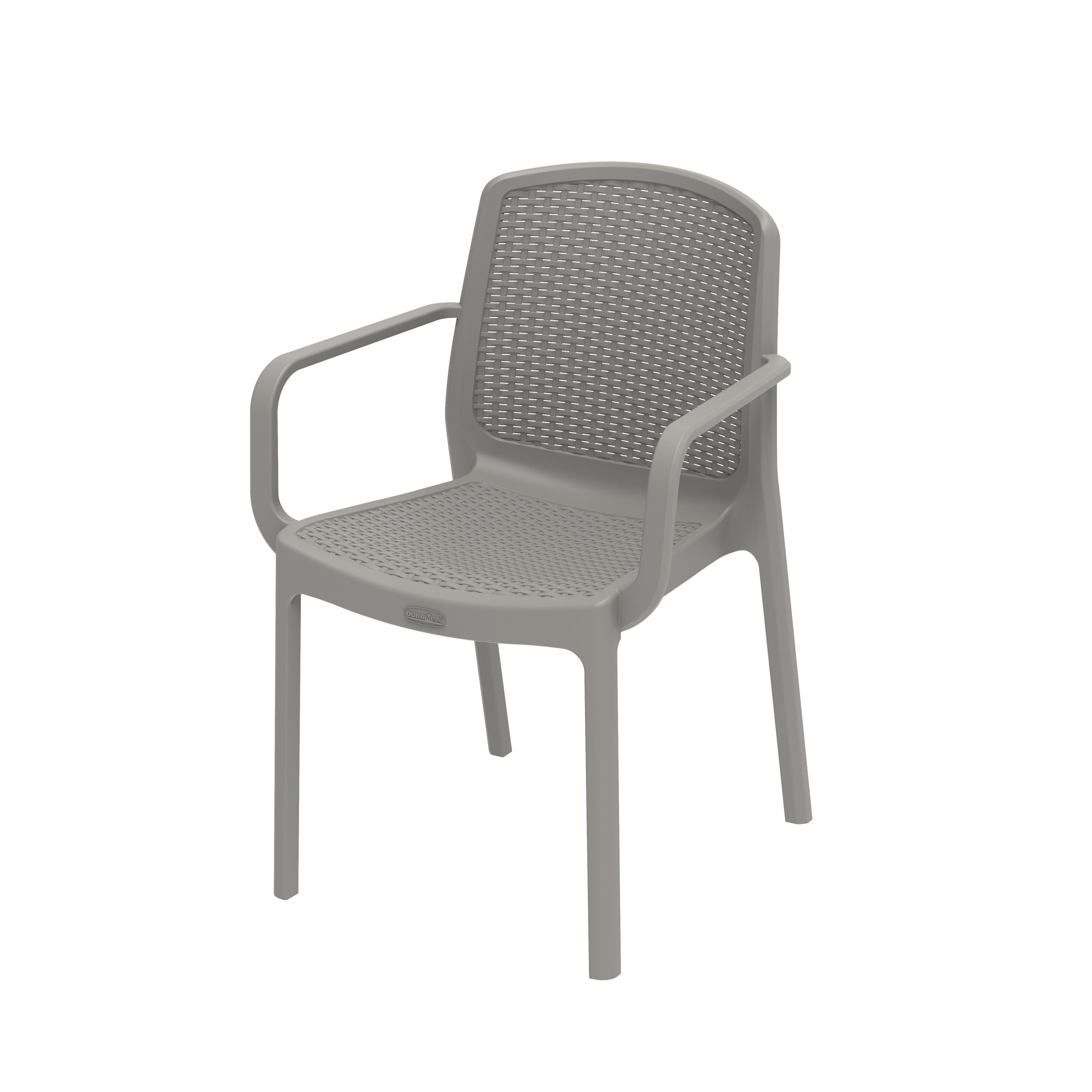 Duramax Rattan Armchair Gray