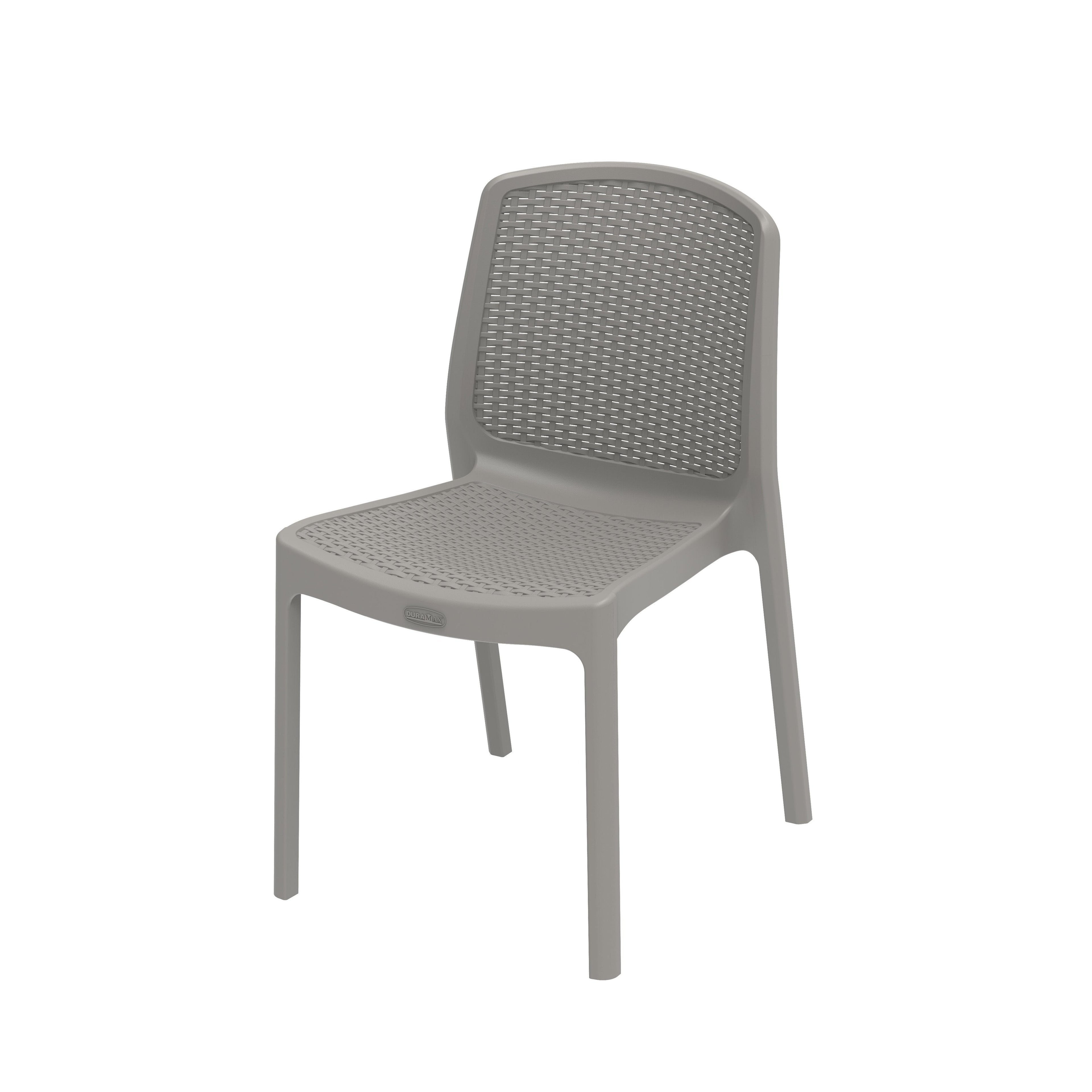 Duramax Rattan Chair Gray