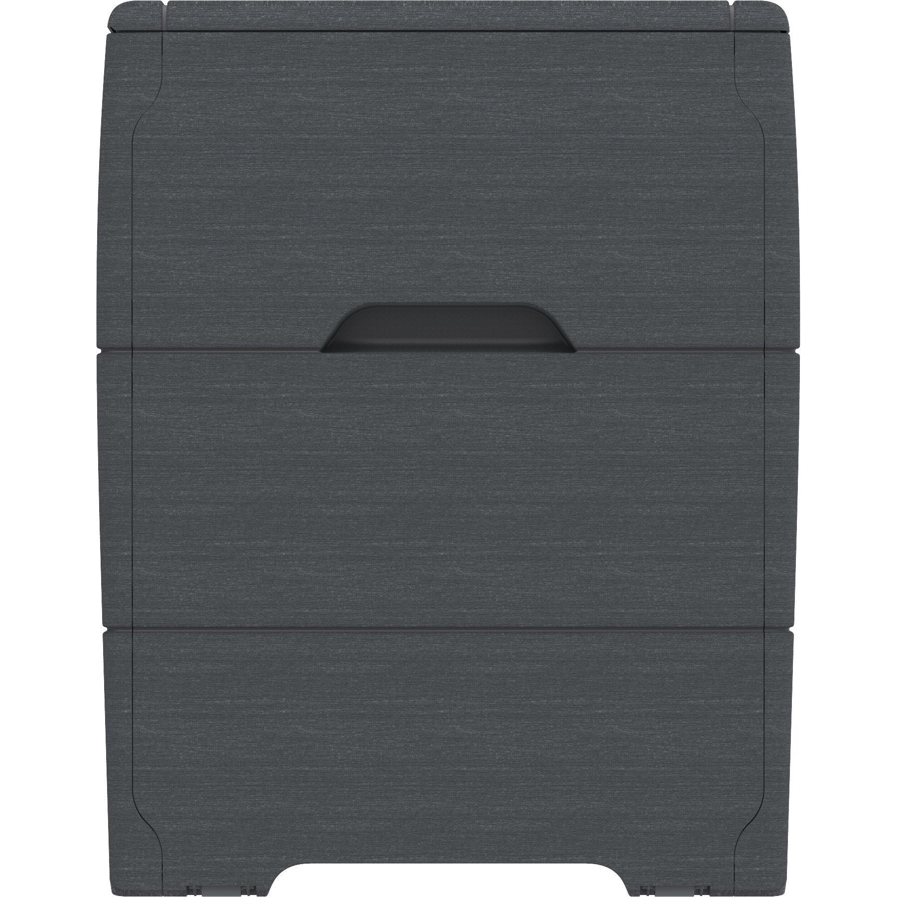 Duramax 71 Gallon GRAY Outdoor Resin Deck Box, Garden Furniture Organizer