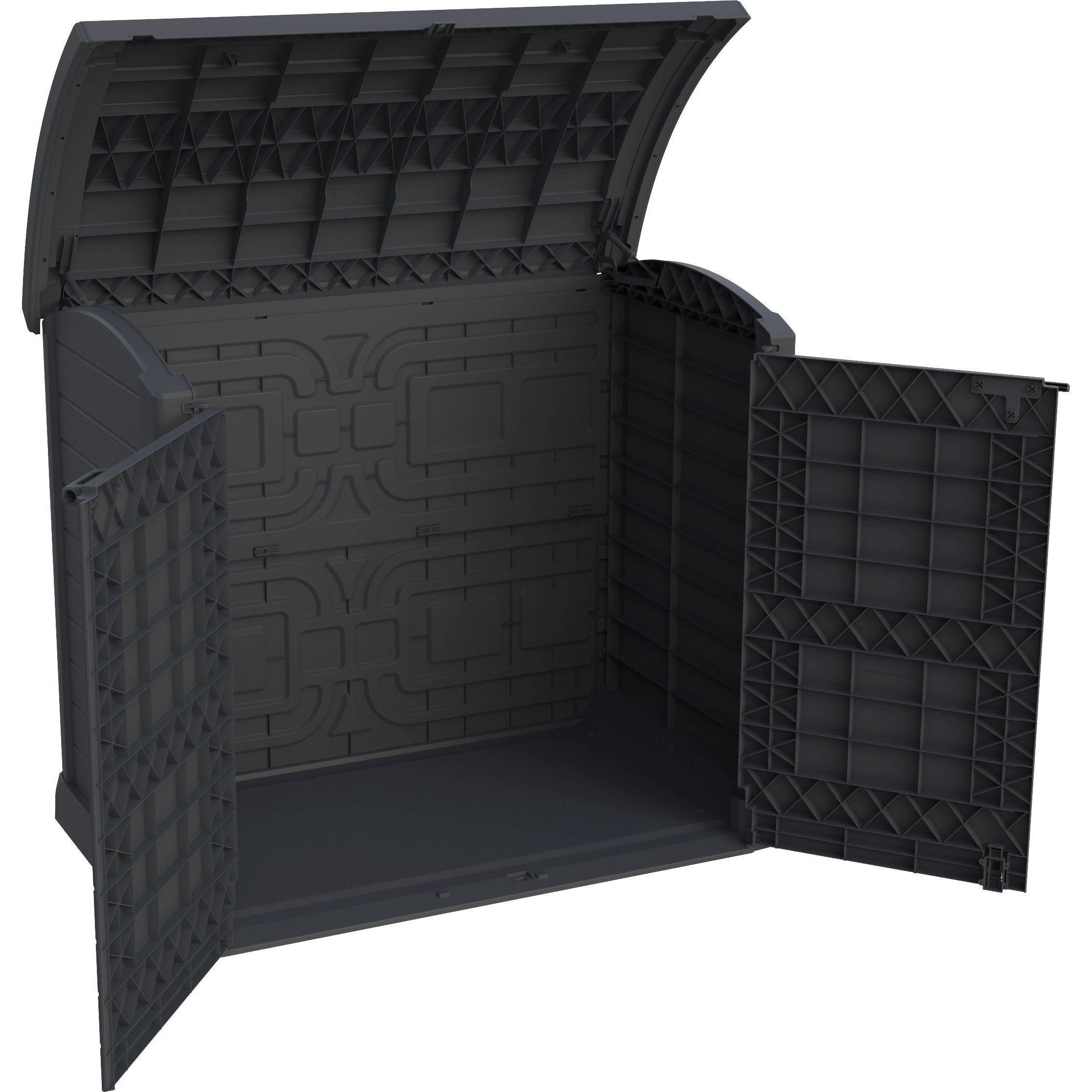 Duramax StoreAway Arc Lid 1200L Gray