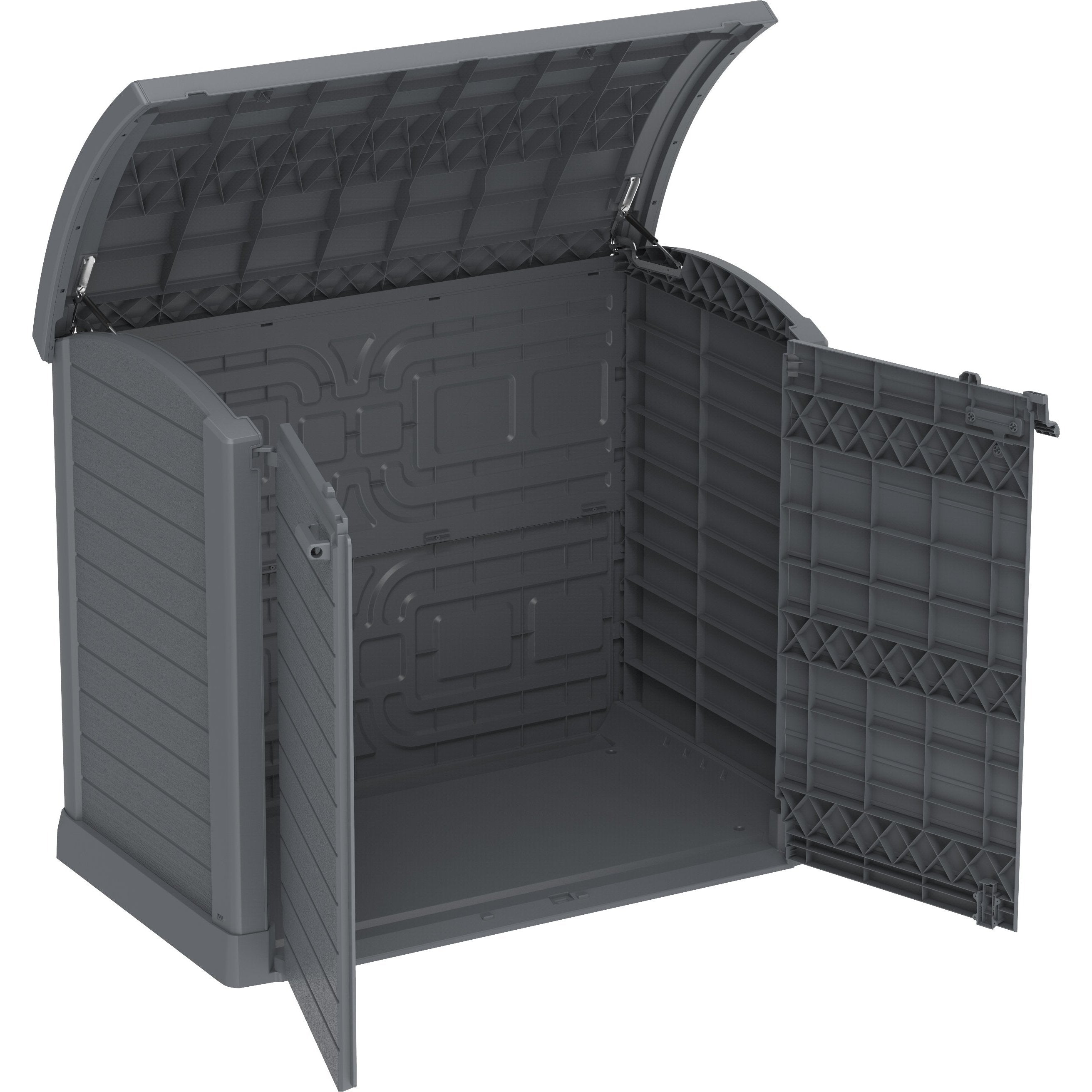 Duramax StoreAway Arc Lid 1200L Gray