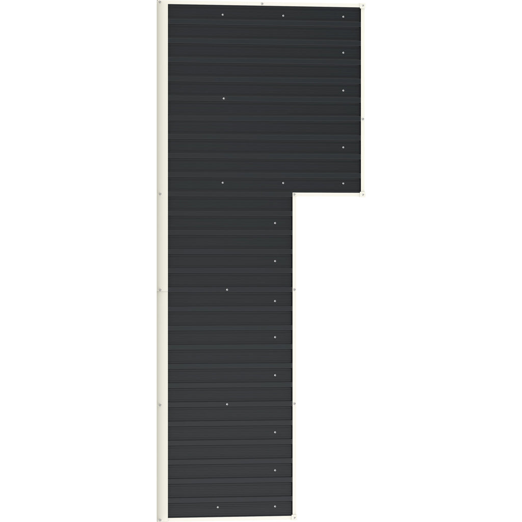 Duramax 8ft x 3ft Metal WoodStore Combo Anthracite