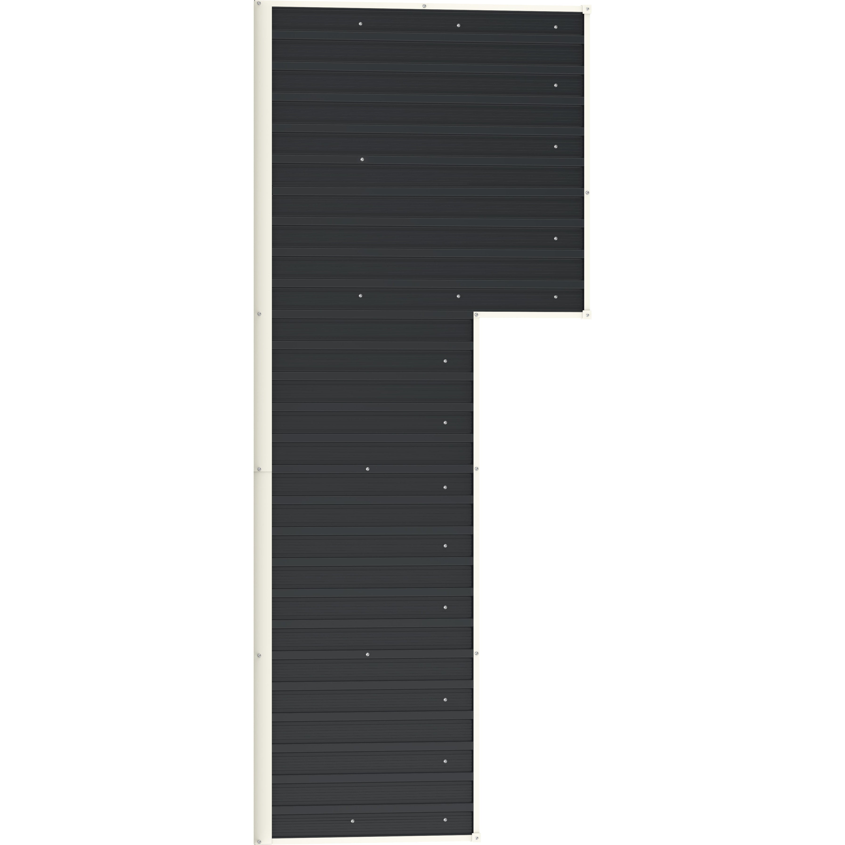 Duramax 8ft x 3ft Metal WoodStore Combo Anthracite