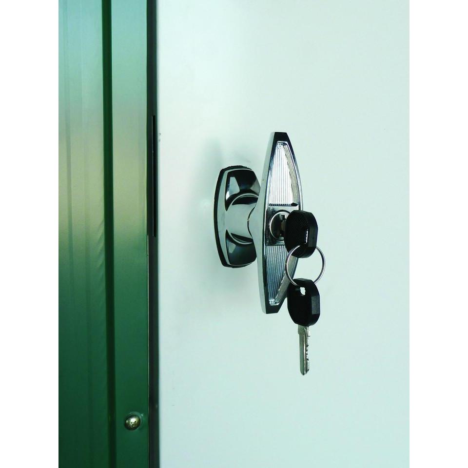 Duramax 8ft x 3ft Metal WoodStore Combo Green