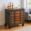Duramax 36 In. 5-Drawers Rolling Tool Chest with Wood Top