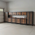 Duramax 10-Piece Garage Storage Combo Set with Tool Chests, Wall Cabinets and Free Standing Cabinets