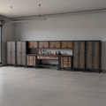 Duramax 11-Piece Garage Storage Combo Set with Workbench, Tool Chests, Wall Cabinets and Free Standing Cabinets