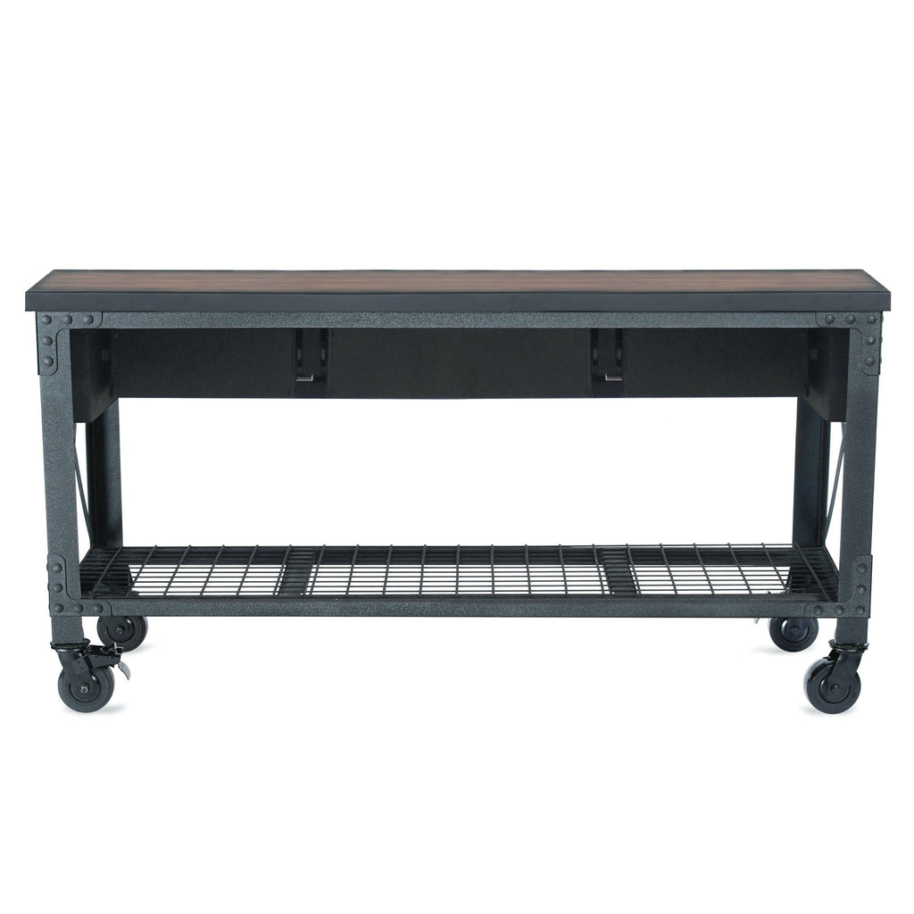 Duramax 5-Piece Garage Storage Combo Set with Workbench, Wall Cabinets and Free Standing Cabinets