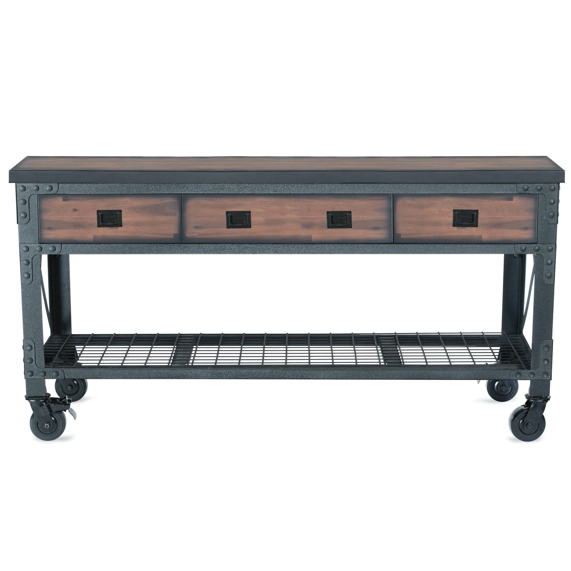 Duramax 5-Piece Garage Storage Combo Set with Workbench, Wall Cabinets and Free Standing Cabinets