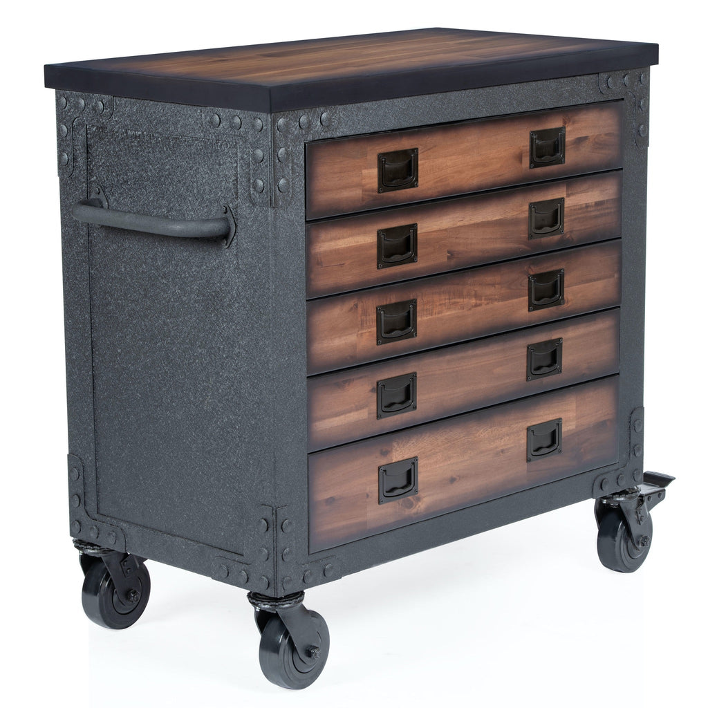 Duramax 8-Piece Garage Storage Combo Set with Tool Chests, Wall Cabinets, Folding Table and Free Standing Cabinets