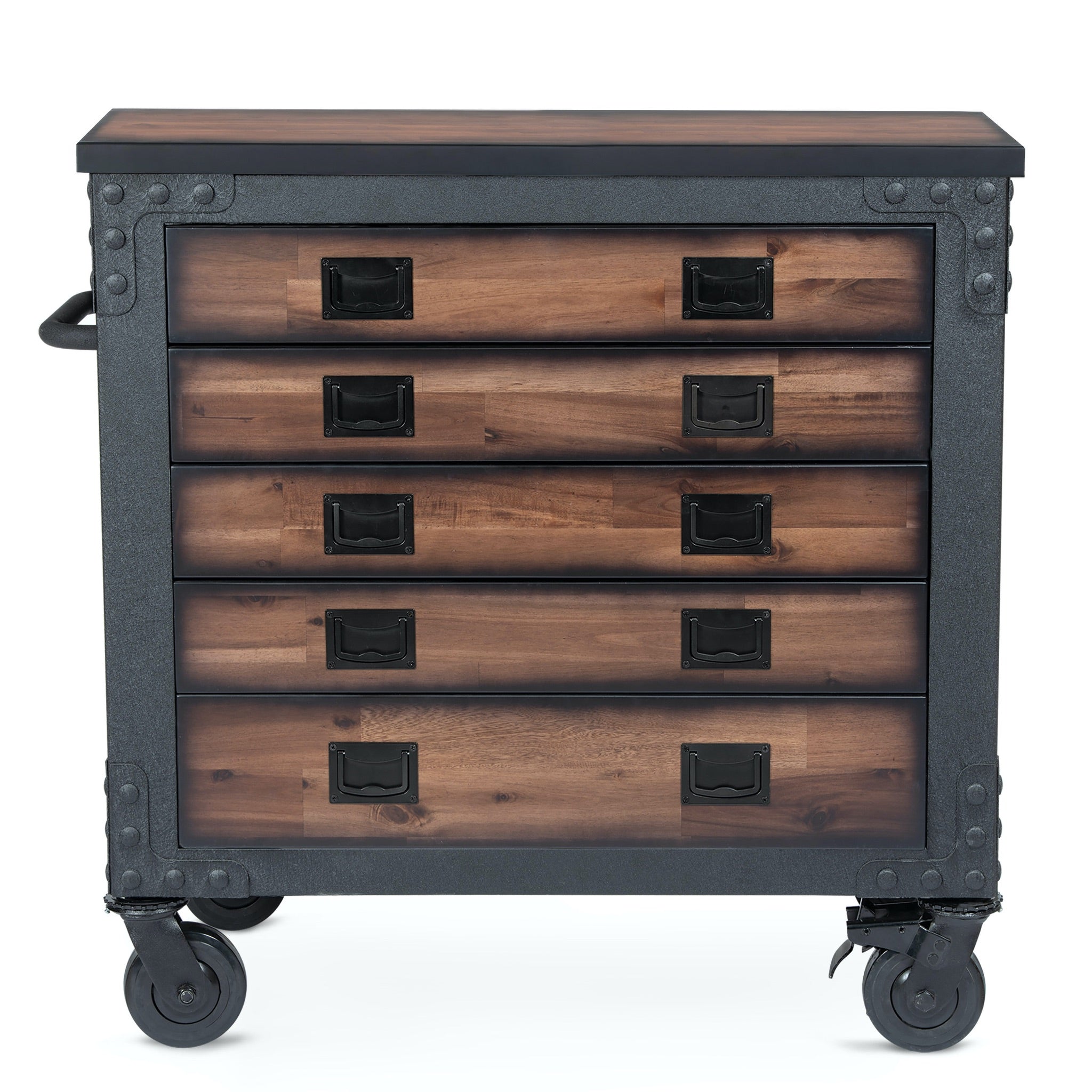 Duramax 8-Piece Garage Storage Combo Set with Tool Chests, Wall Cabinets, Folding Table and Free Standing Cabinets