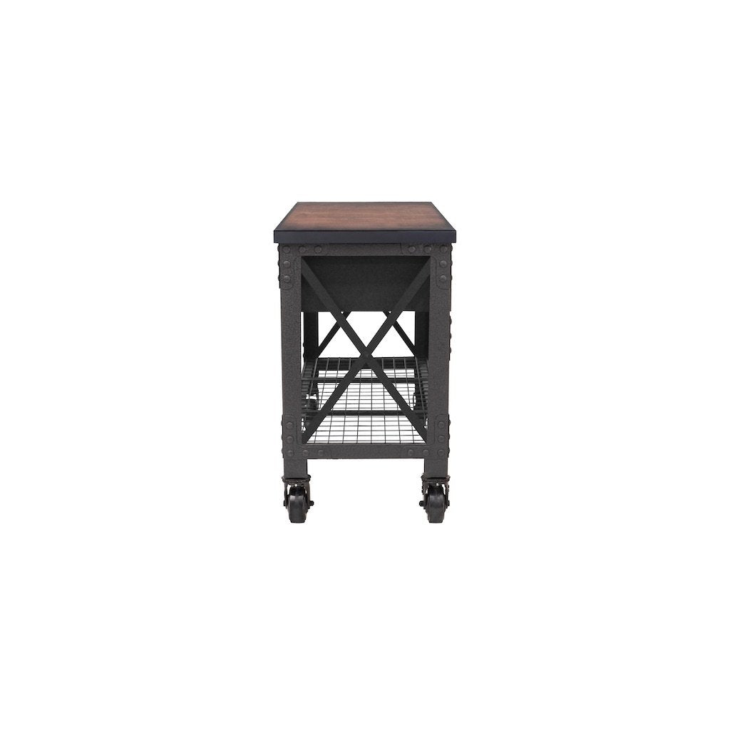 Duramax Rolling Workbench Furniture 72 in. x 24 in. with 3 Drawers, for Home, Garage, Workshop