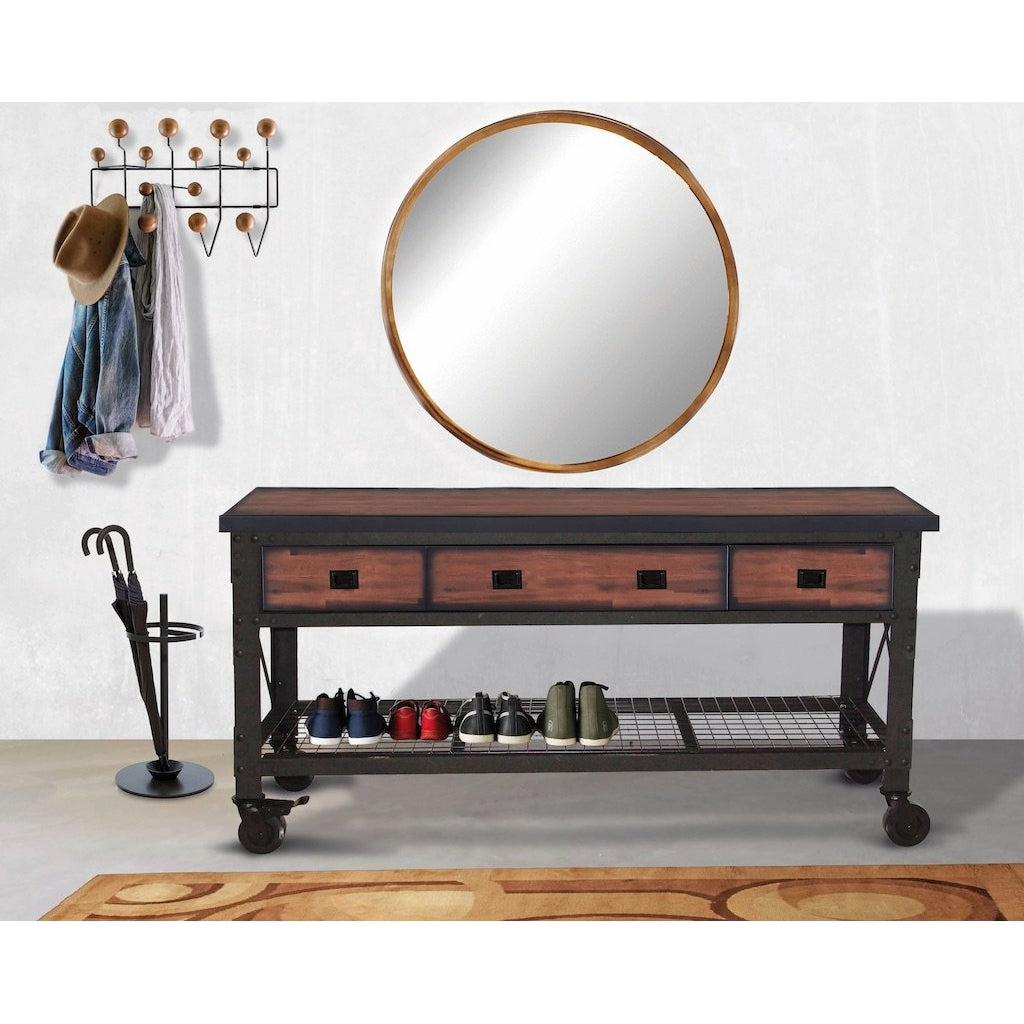 Duramax Rolling Workbench Furniture 72 in. x 24 in. with 3 Drawers, for Home, Garage, Workshop