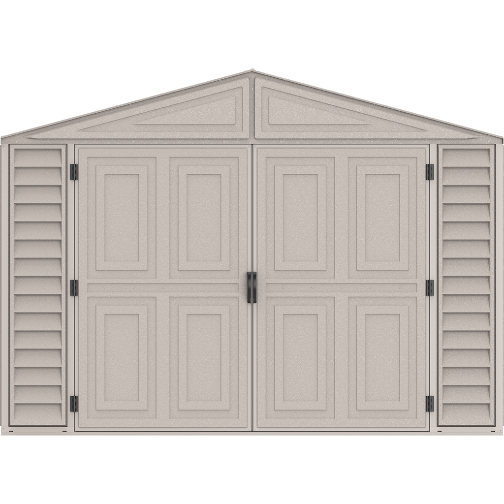 Duramax 10.5ft x 15.5ft Vinyl Garage with Foundation Kit and Windows 15026