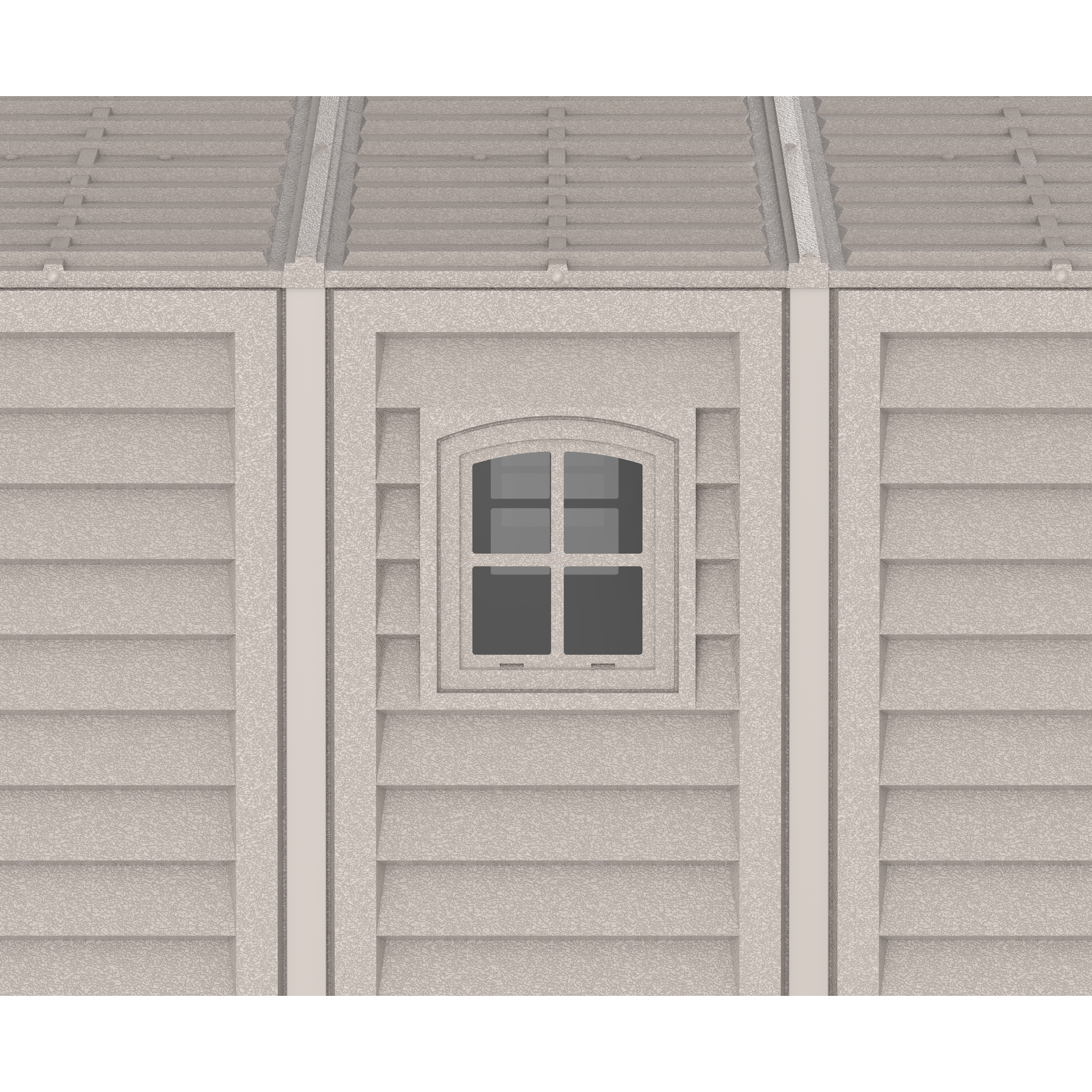 Duramax 10.5ft x 15.5ft Vinyl Garage with Foundation Kit and Windows 15026