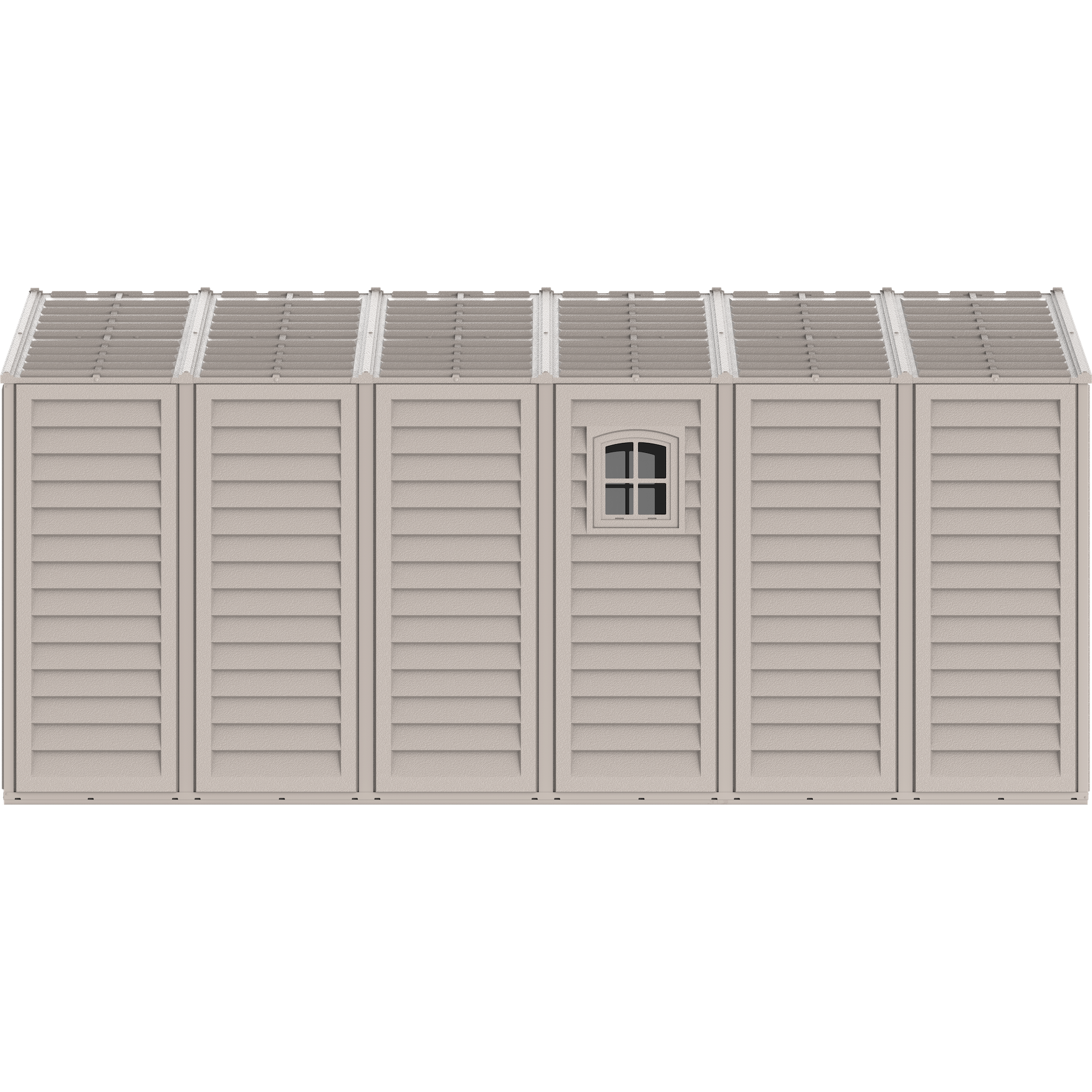 Duramax 10.5ft x 15.5ft Vinyl Garage with Foundation Kit and Windows 15026