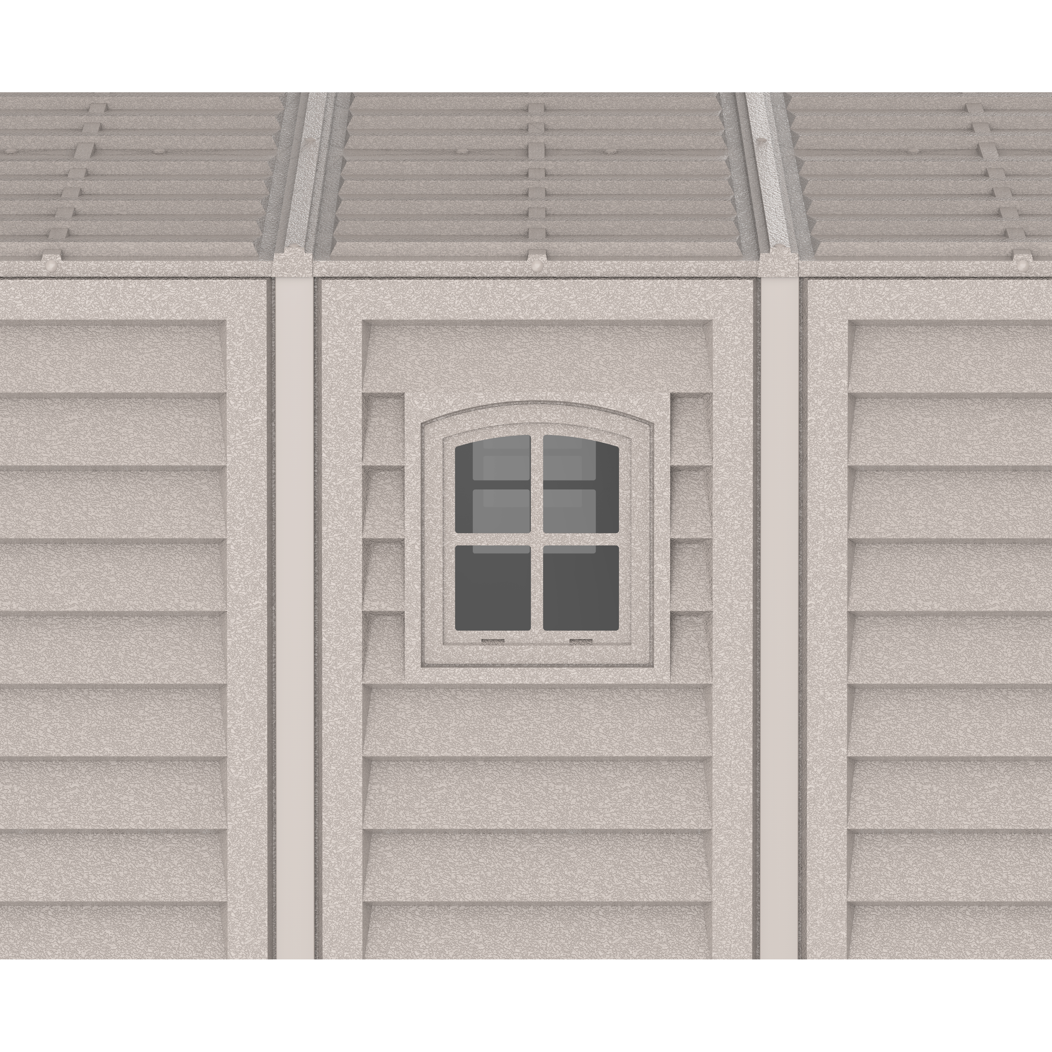 DuraMax 10.5ft x 18ft Vinyl Garage with Foundation Kit and Windows 15126