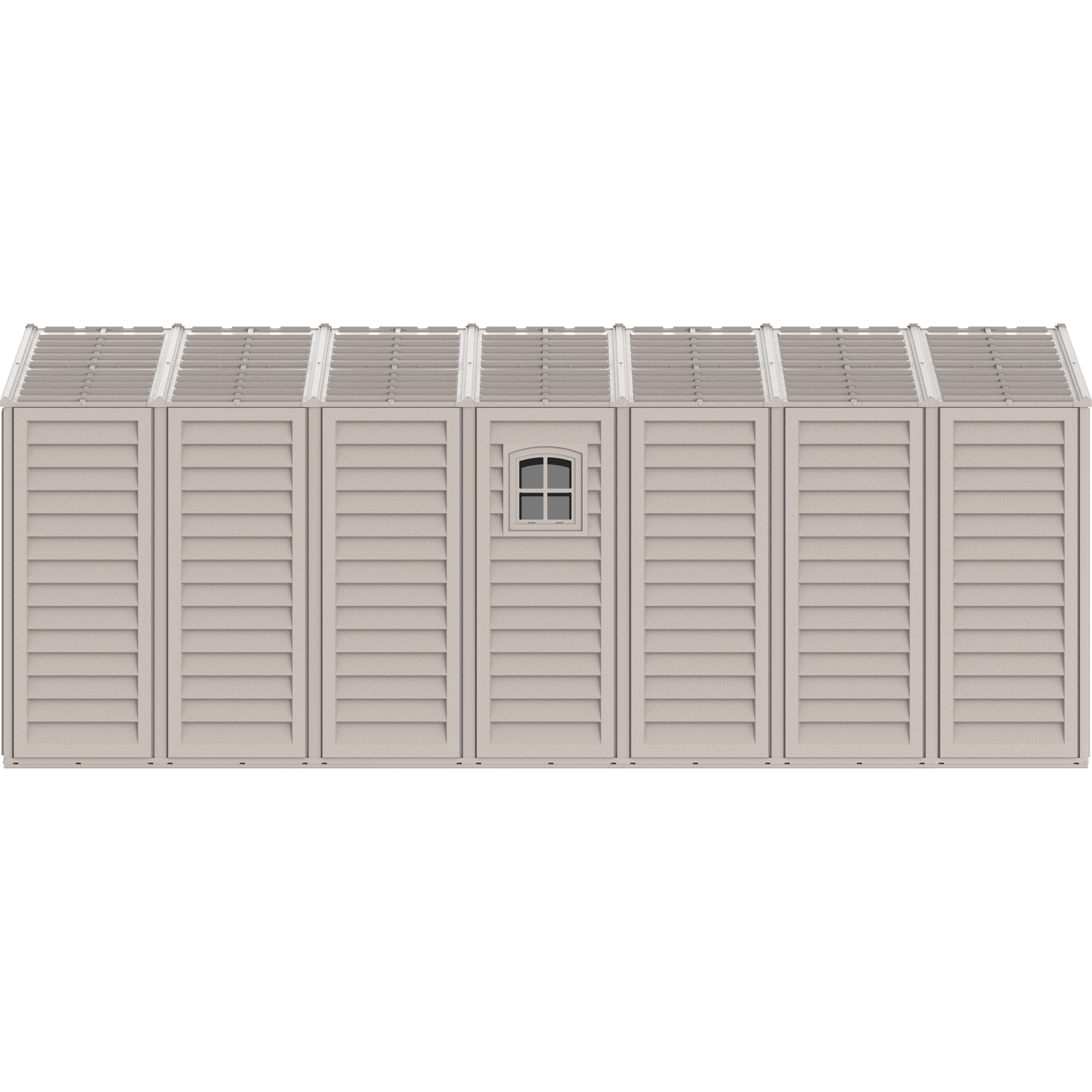 DuraMax 10.5ft x 18ft Vinyl Garage with Foundation Kit and Windows 15126