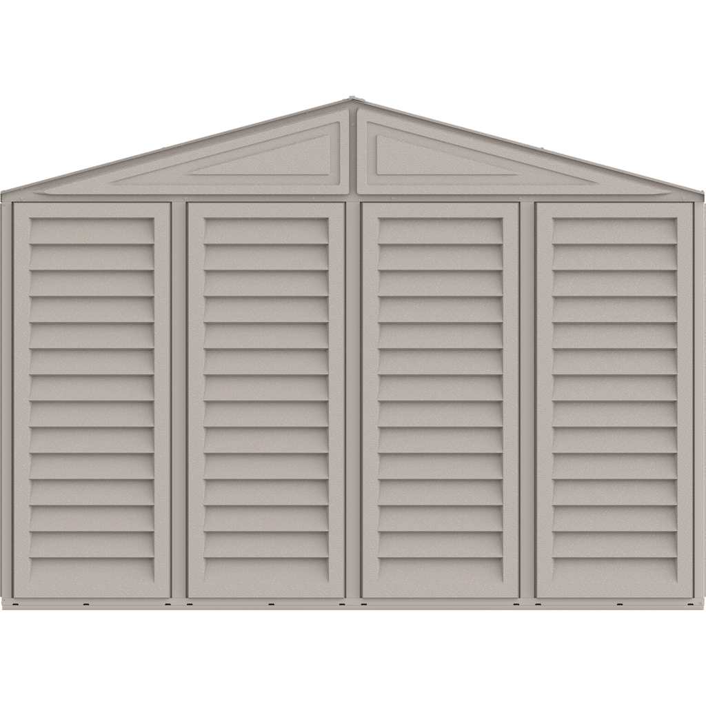 DuraMax 10.5ft x 20.5ft w/ Vinyl Garage with Foundation Kit and windows 15226