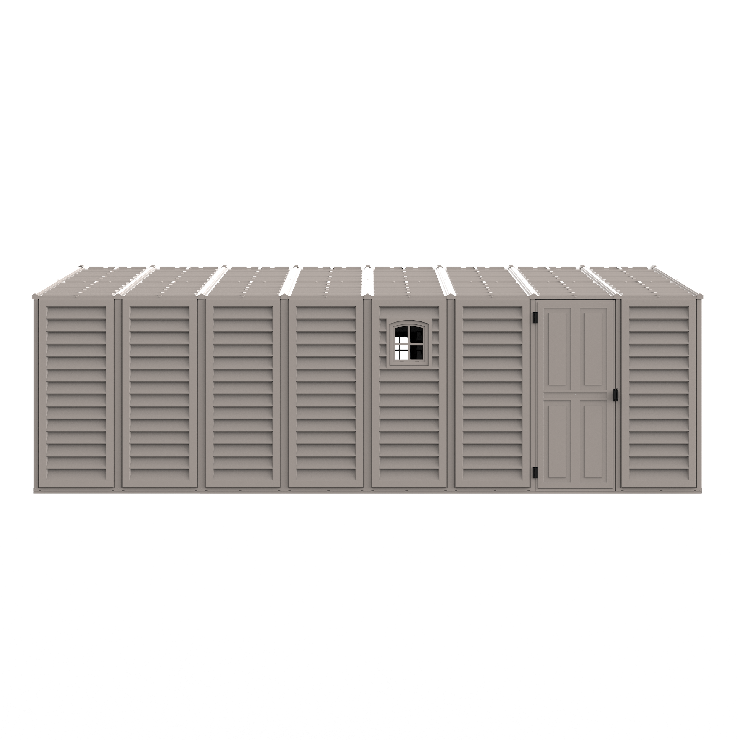 DuraMax 10.5ft x 20.5ft w/ Vinyl Garage with Foundation Kit and windows 15226