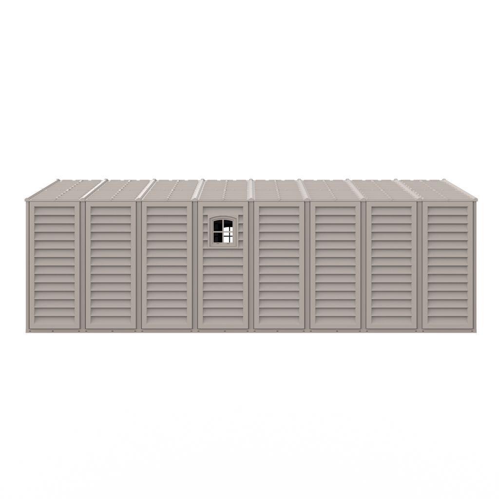 DuraMax 10.5ft x 20.5ft w/ Vinyl Garage with Foundation Kit and windows 15226