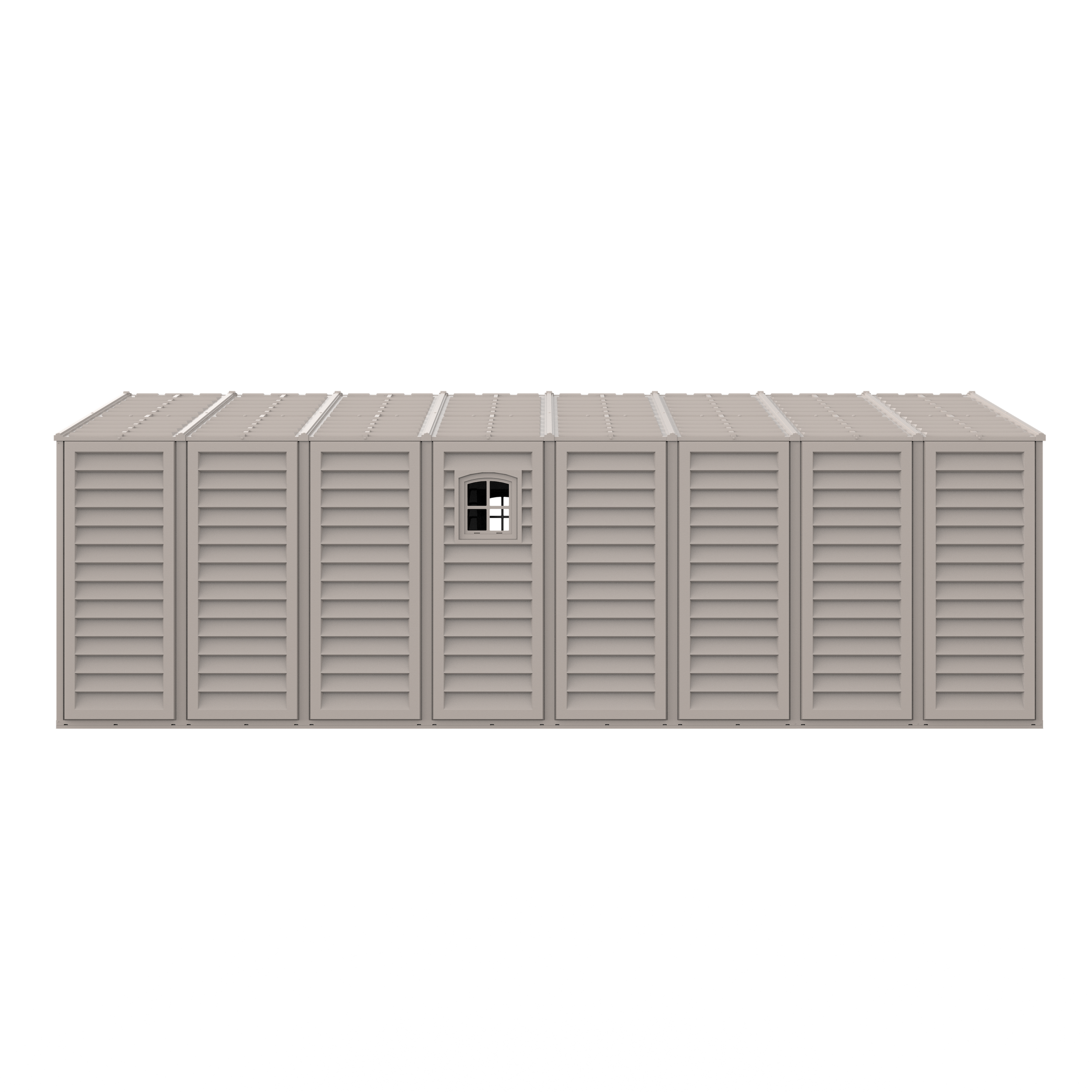 DuraMax 10.5ft x 20.5ft w/ Vinyl Garage with Foundation Kit and windows 15226