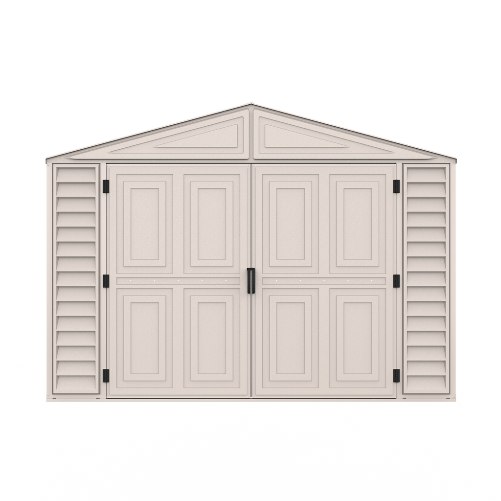 DuraMax 10.5ft x 20.5ft w/ Vinyl Garage with Foundation Kit and windows 15226