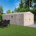 DuraMax 10.5ft x 20.5ft w/ Vinyl Garage with Foundation Kit and windows 15226