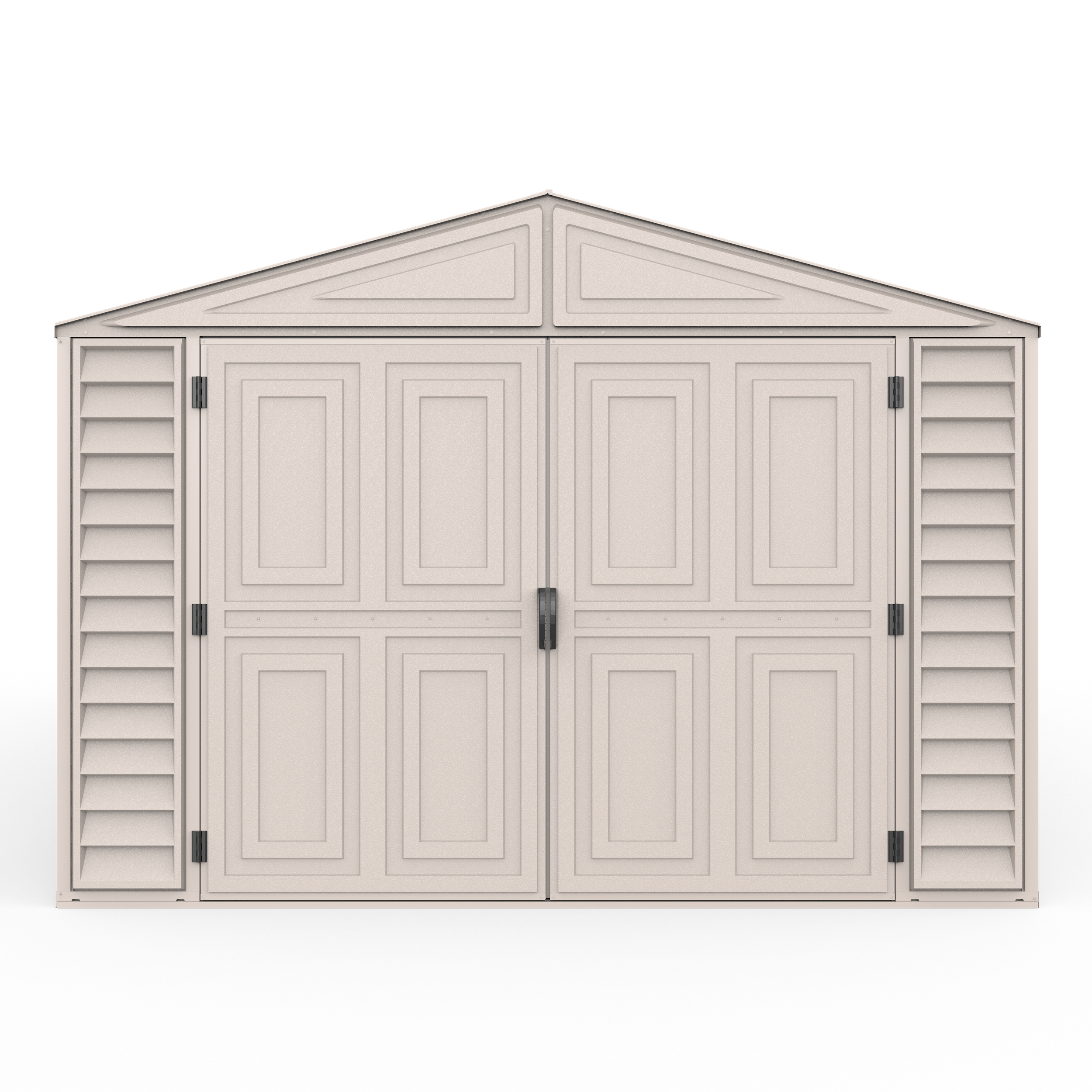 DuraMax 10.5ft x 23ft Vinyl Garage with Foundation Kit and windows 15326