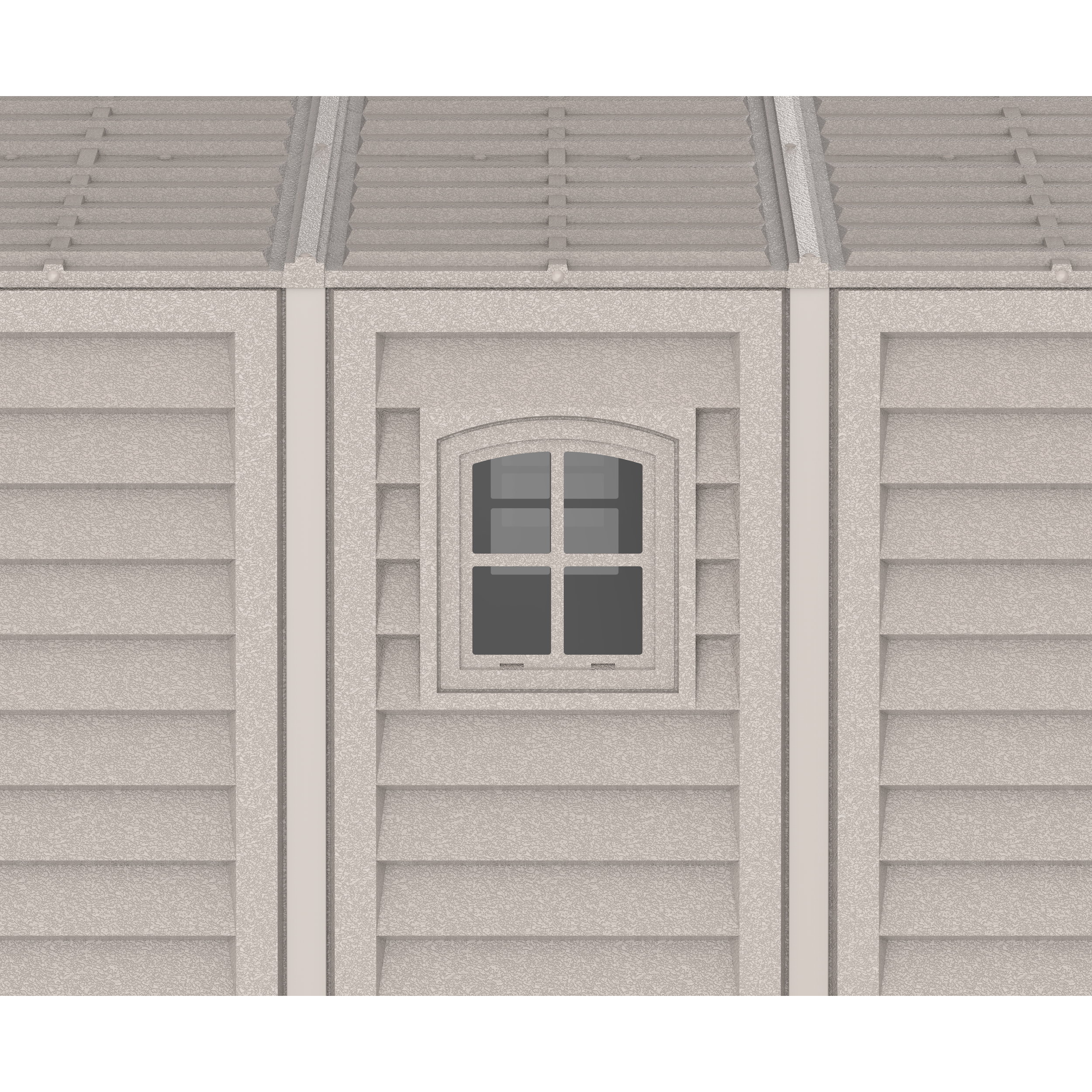 DuraMax 10.5ft x 23ft Vinyl Garage with Foundation Kit and windows 15326