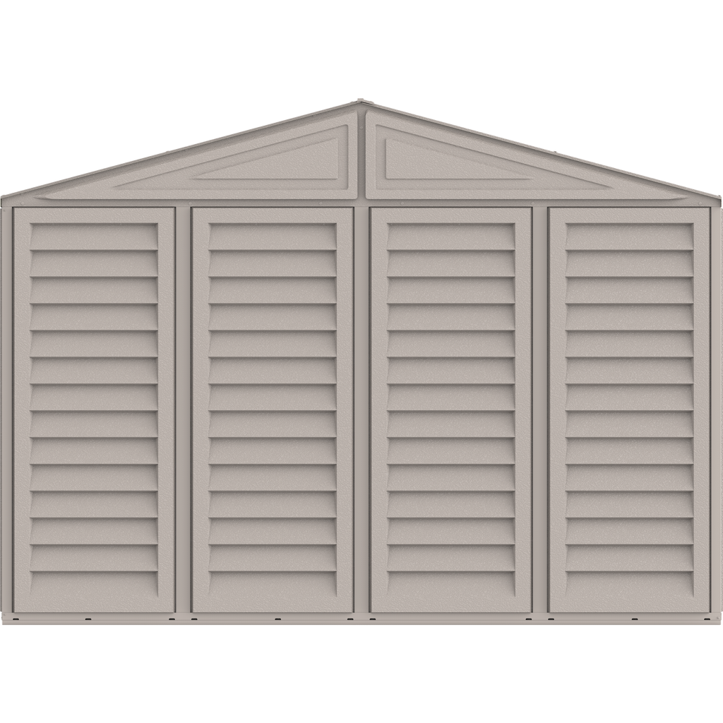 DuraMax 10.5ft x 23ft Vinyl Garage with Foundation Kit and windows 15326