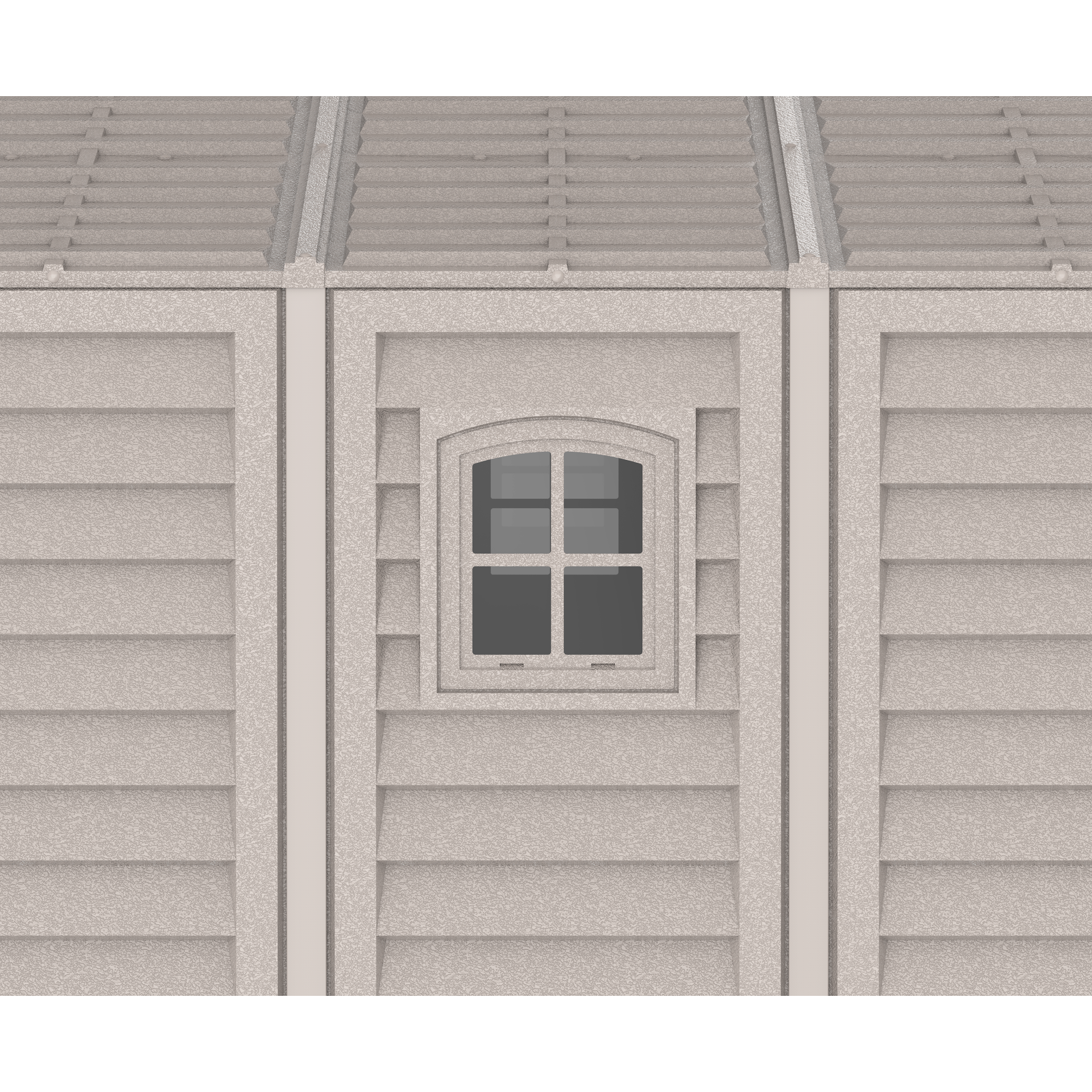 DuraMax 10.5ft x 28ft Vinyl Garage with Foundation Kit and window 15526