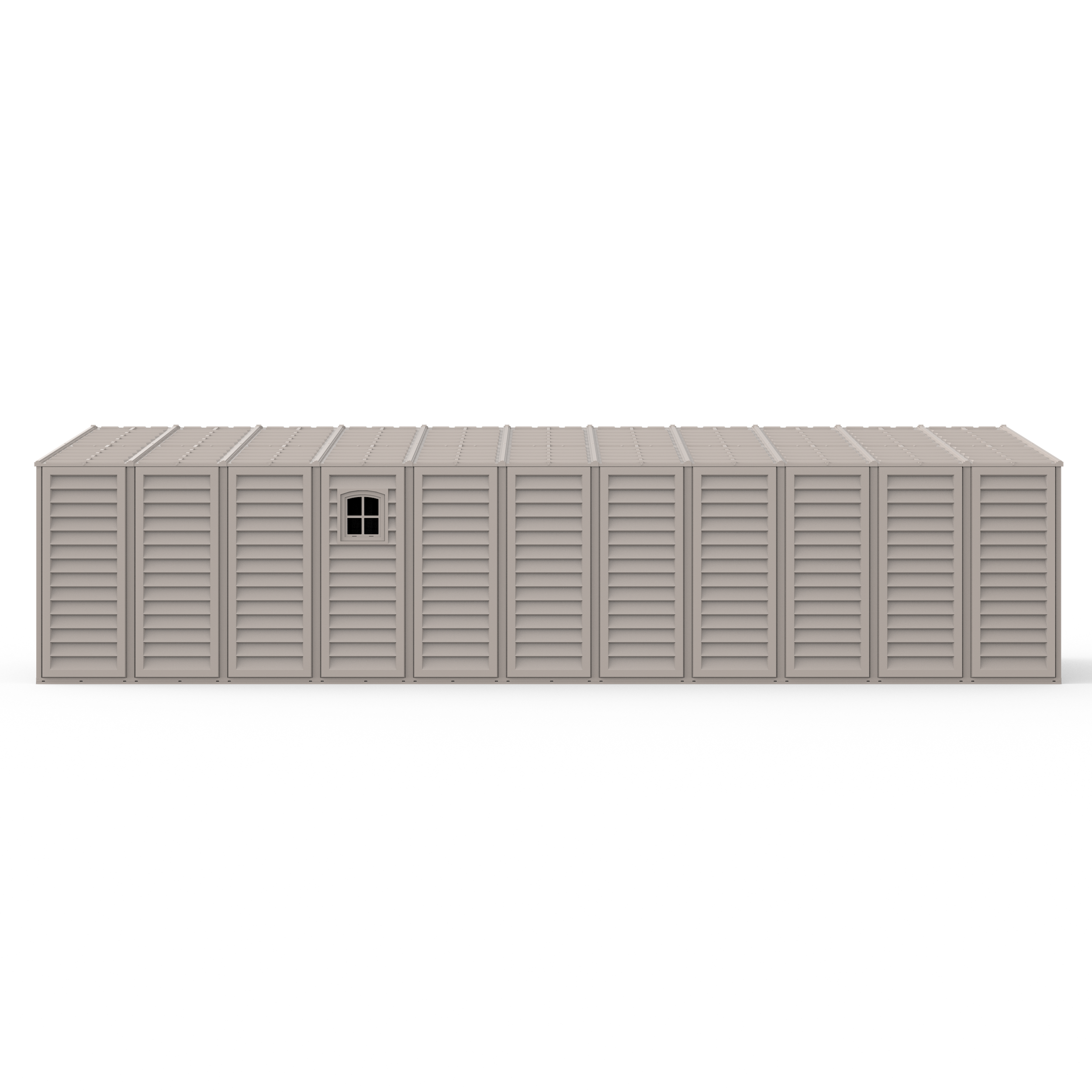 DuraMax 10.5ft x 28ft Vinyl Garage with Foundation Kit and window 15526