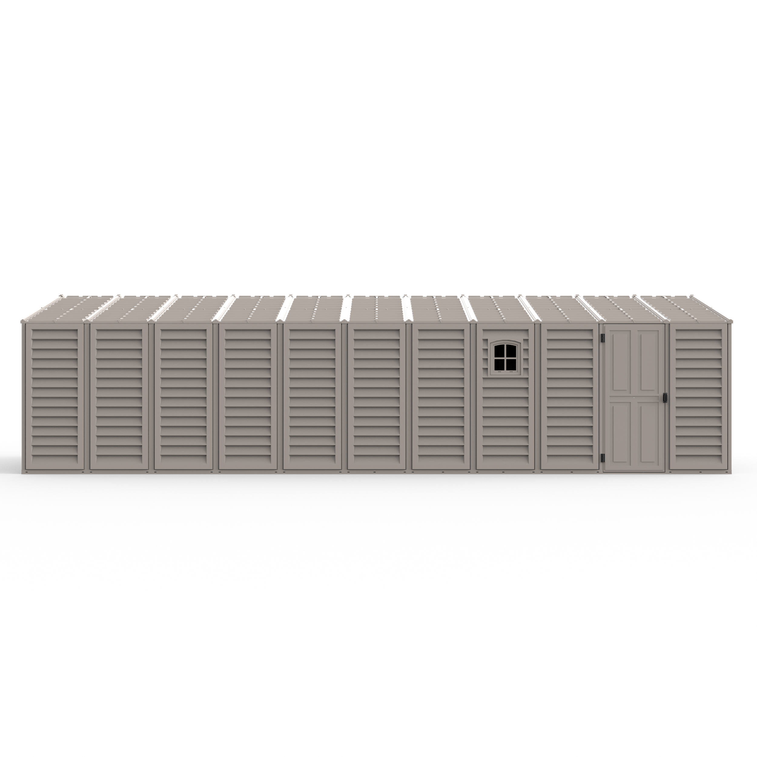 DuraMax 10.5ft x 30.5ft Vinyl Garage with Foundation Kit and Windows 15626