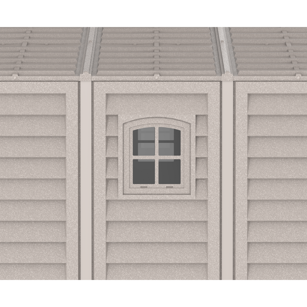 DuraMax 10.5ft x 30.5ft Vinyl Garage with Foundation Kit and Windows 15626