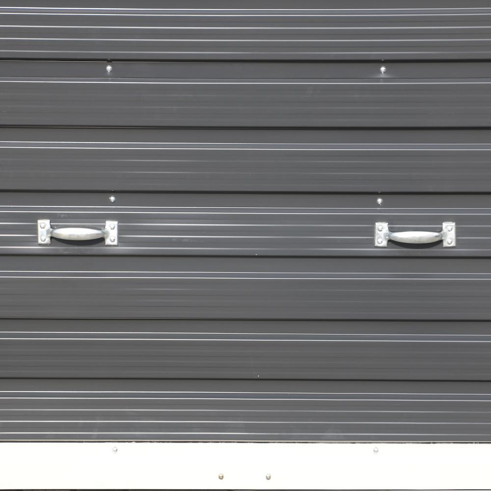 Duramax 12ft x 26ft Imperial Metal Garage Off White / Brown Trim