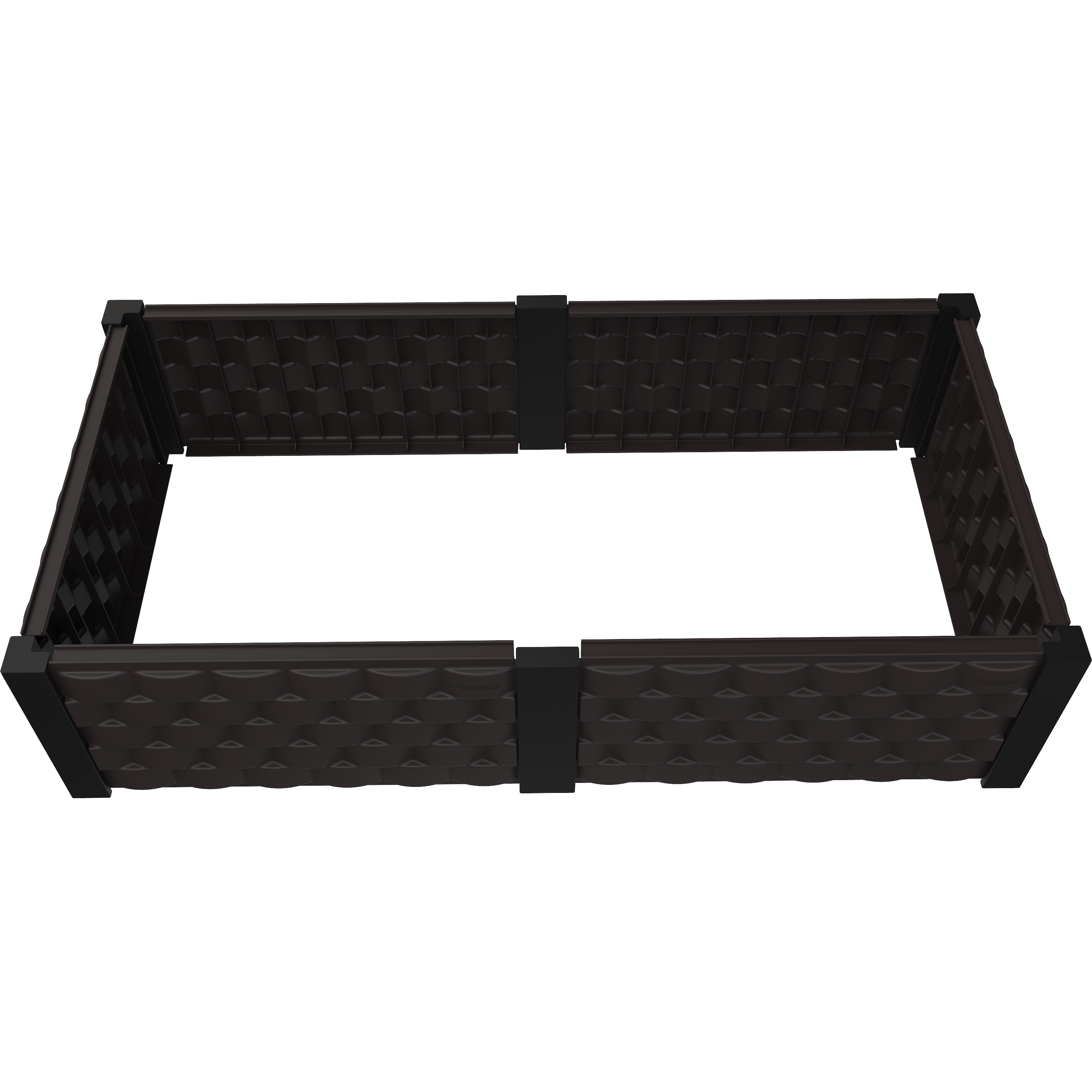 Duramax Garden Bed Rectangle Brown