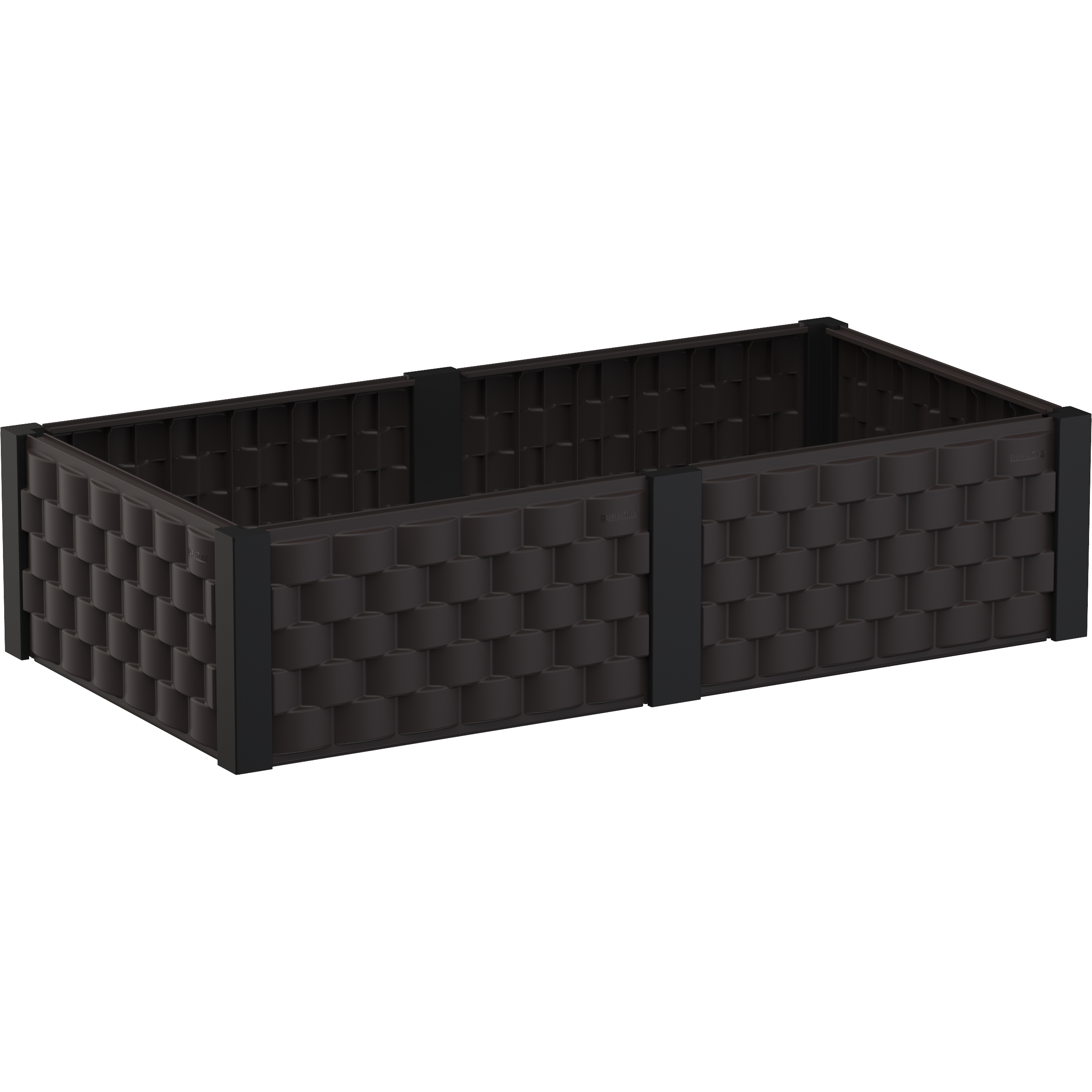 Duramax Garden Bed Rectangle Brown