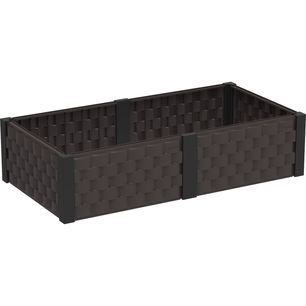 Duramax Garden Bed Rectangle Brown