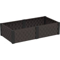 Duramax Garden Bed Rectangle Brown