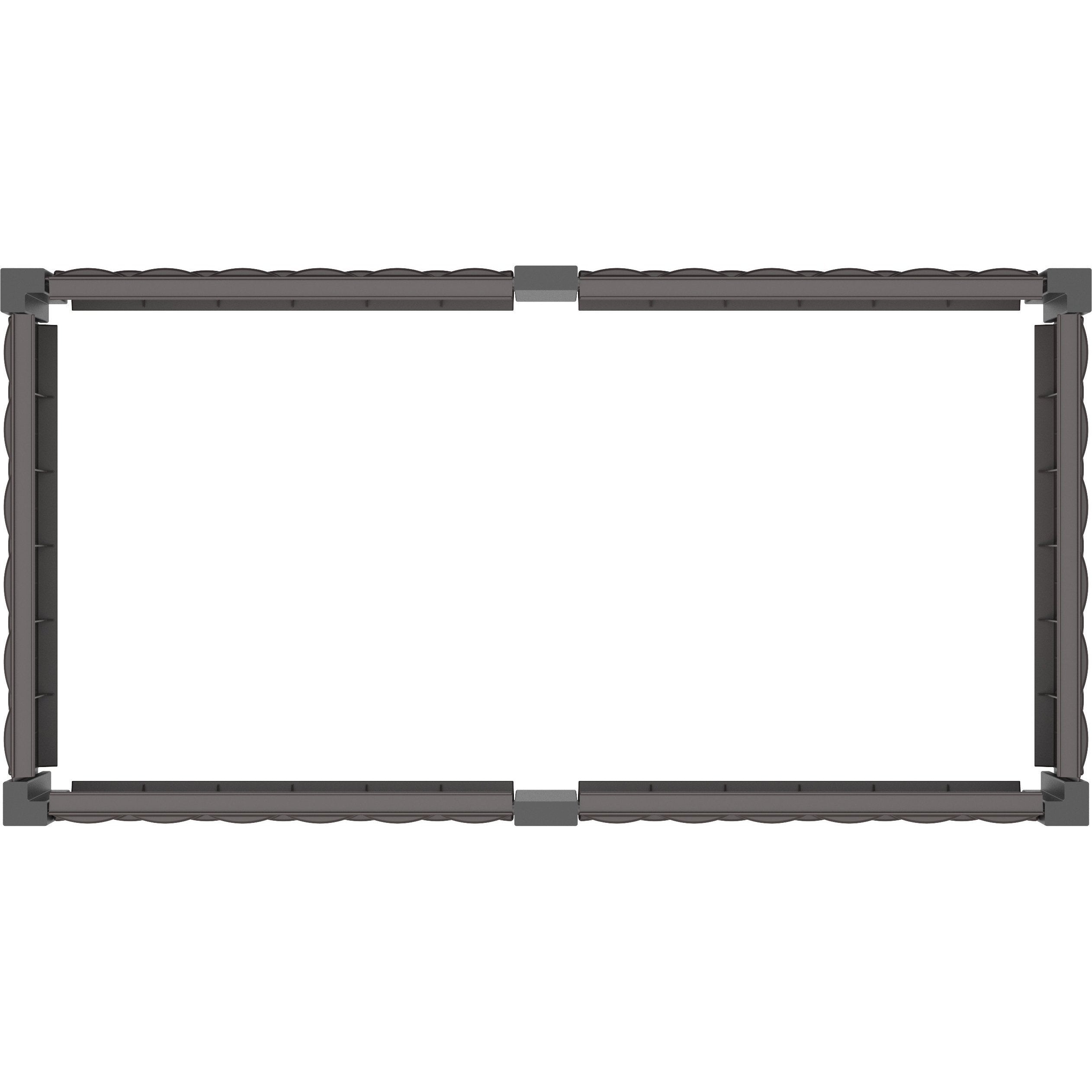 Duramax Garden Bed Rectangle Brown