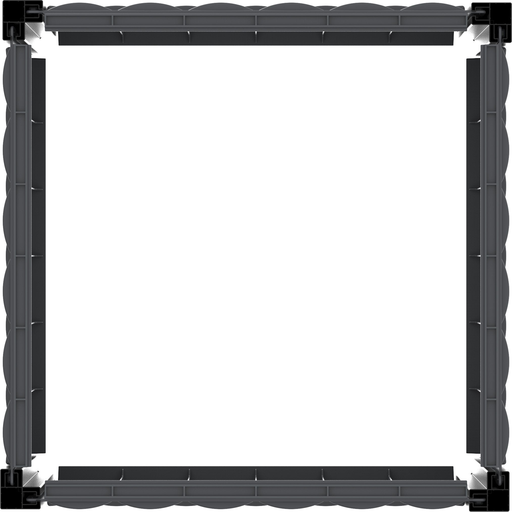 Duramax Garden Bed Square 2 Color Variants