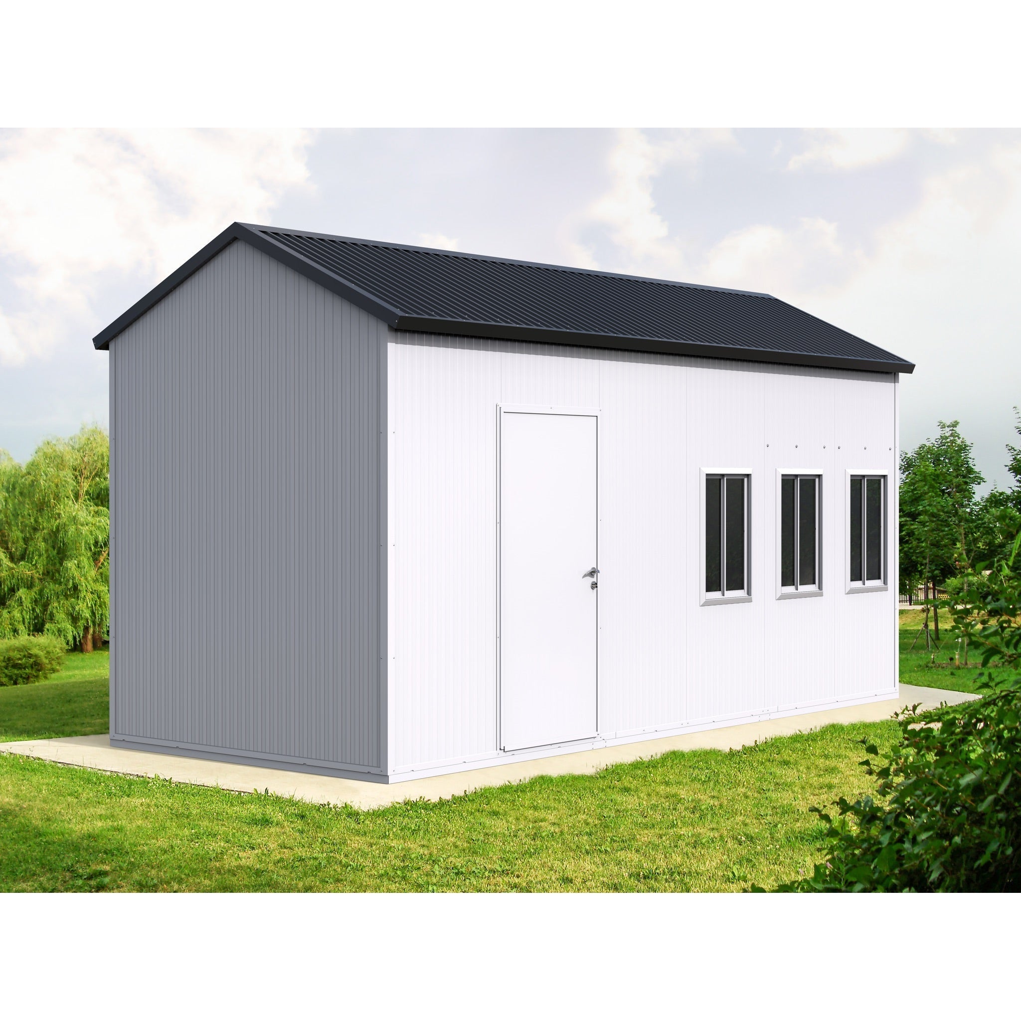 BOSS Gable Roof Tiny House/Insulated Building 8.5' x 20'